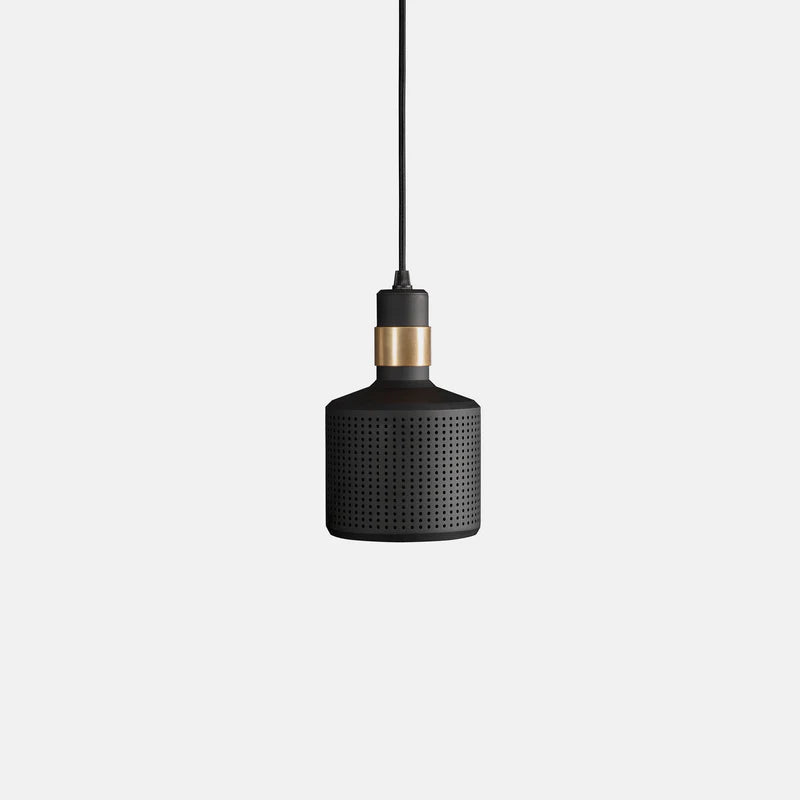 Riddle Pendant Light - (Brushed Brass/Black) - Luxury Lighting Boutique