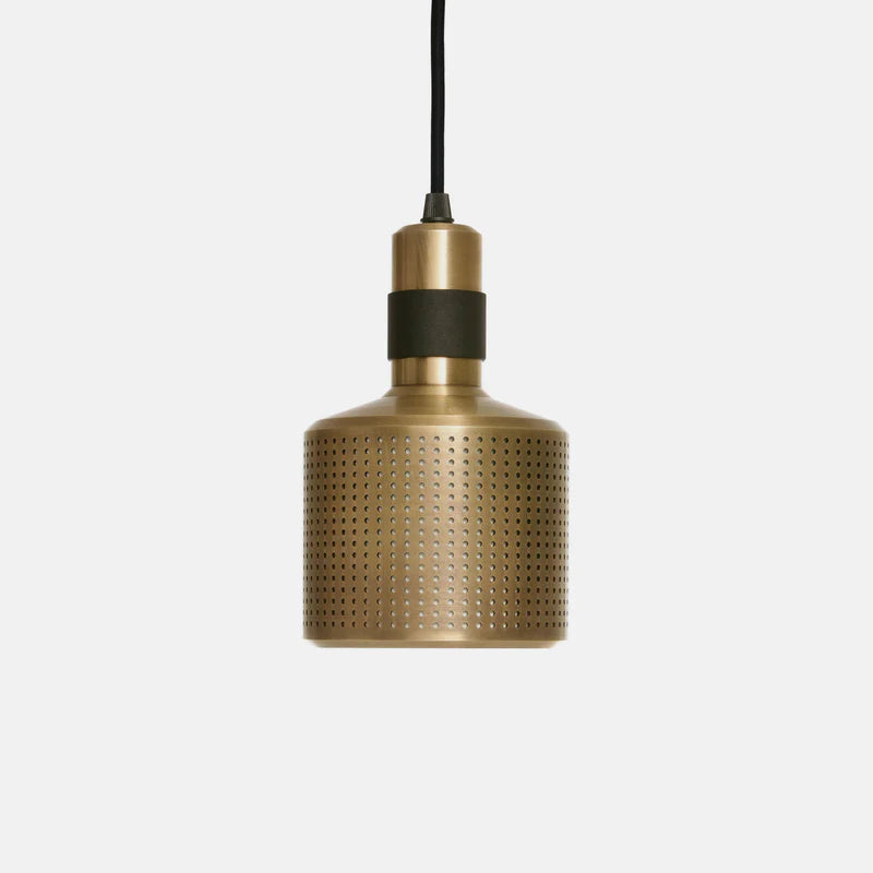 Riddle Pendant Light - (Brushed Brass/Black) - Luxury Lighting Boutique