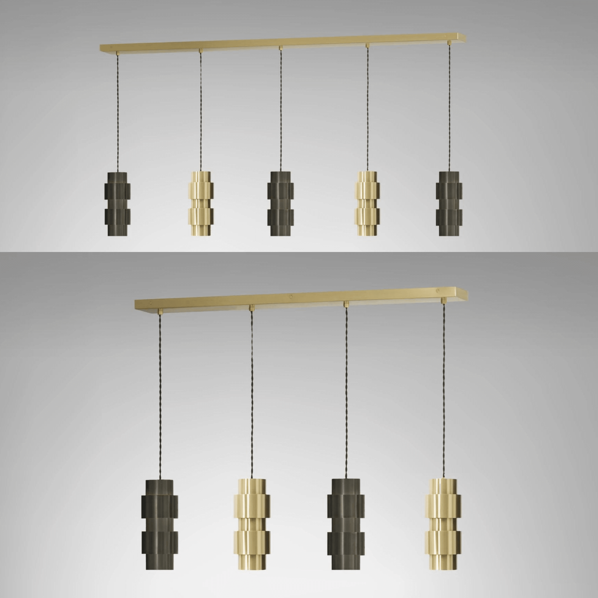 Ring Cluster Long Pendant - CTO Lighting - Luxury Lighting BoutiqueBasket & Pendant ChandeliersCTO Lighting