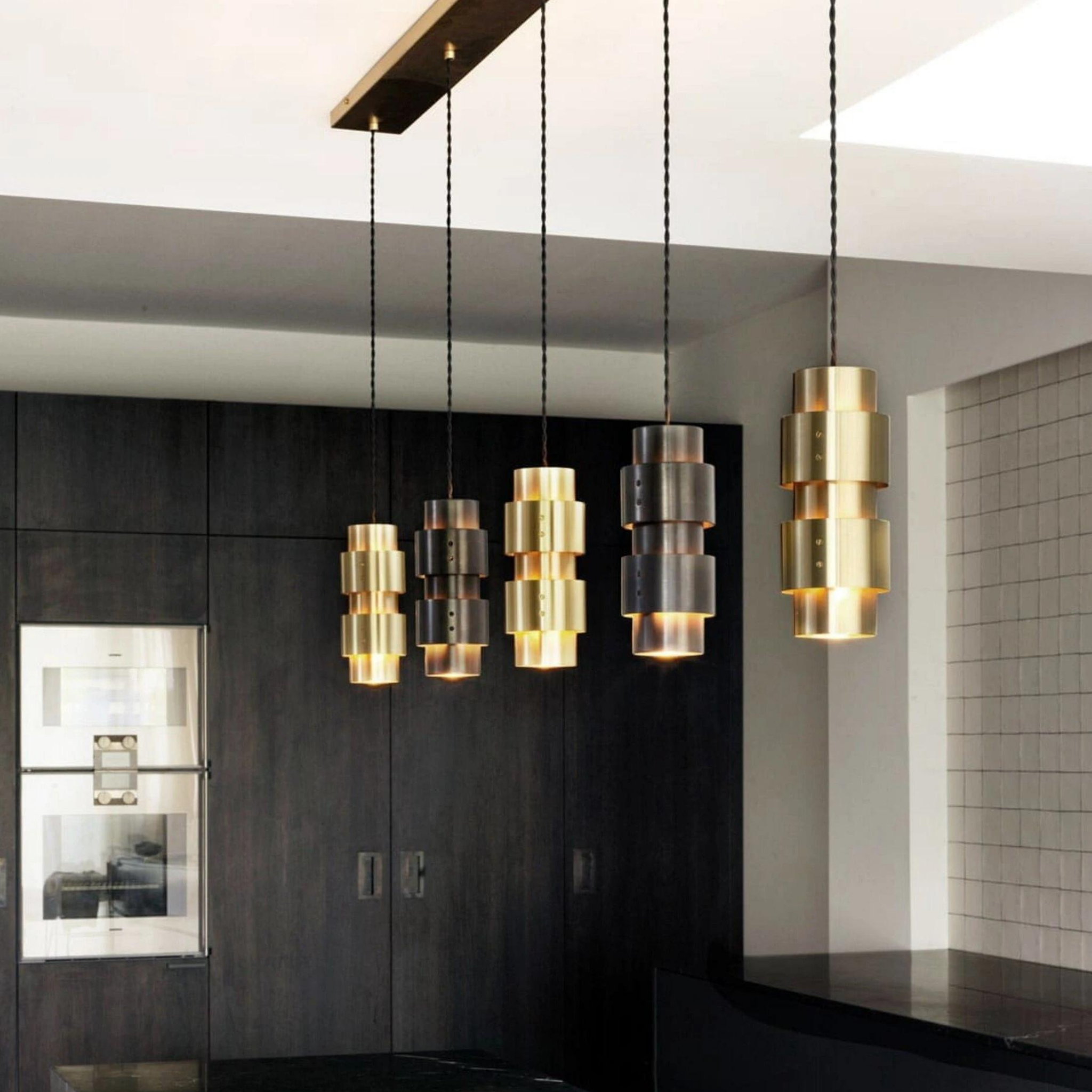 Ring Cluster Long Pendant - CTO Lighting - Luxury Lighting Boutique