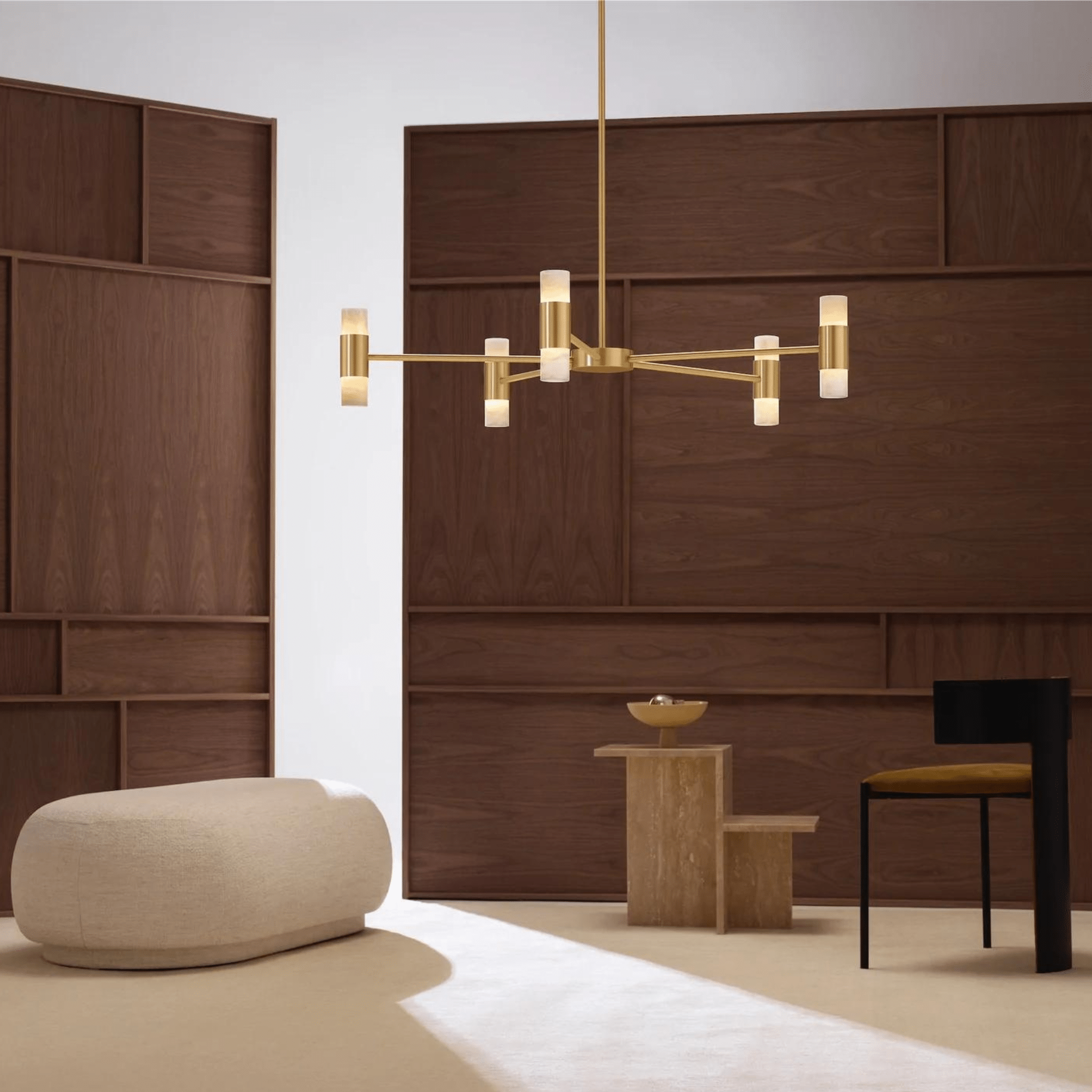 Roma Pendant (Satin Brass & Bronze) - CTO Lighting - Luxury Lighting BoutiqueBasket & Pendant ChandeliersCTO Lighting