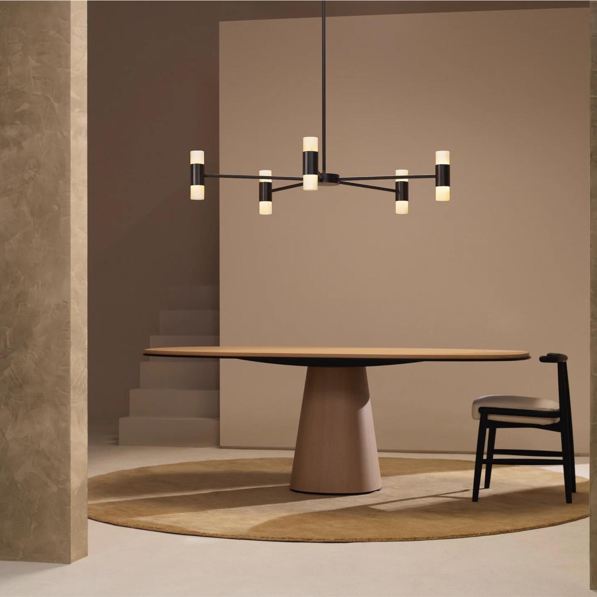 Roma Pendant (Satin Brass & Bronze) - CTO Lighting - Luxury Lighting Boutique