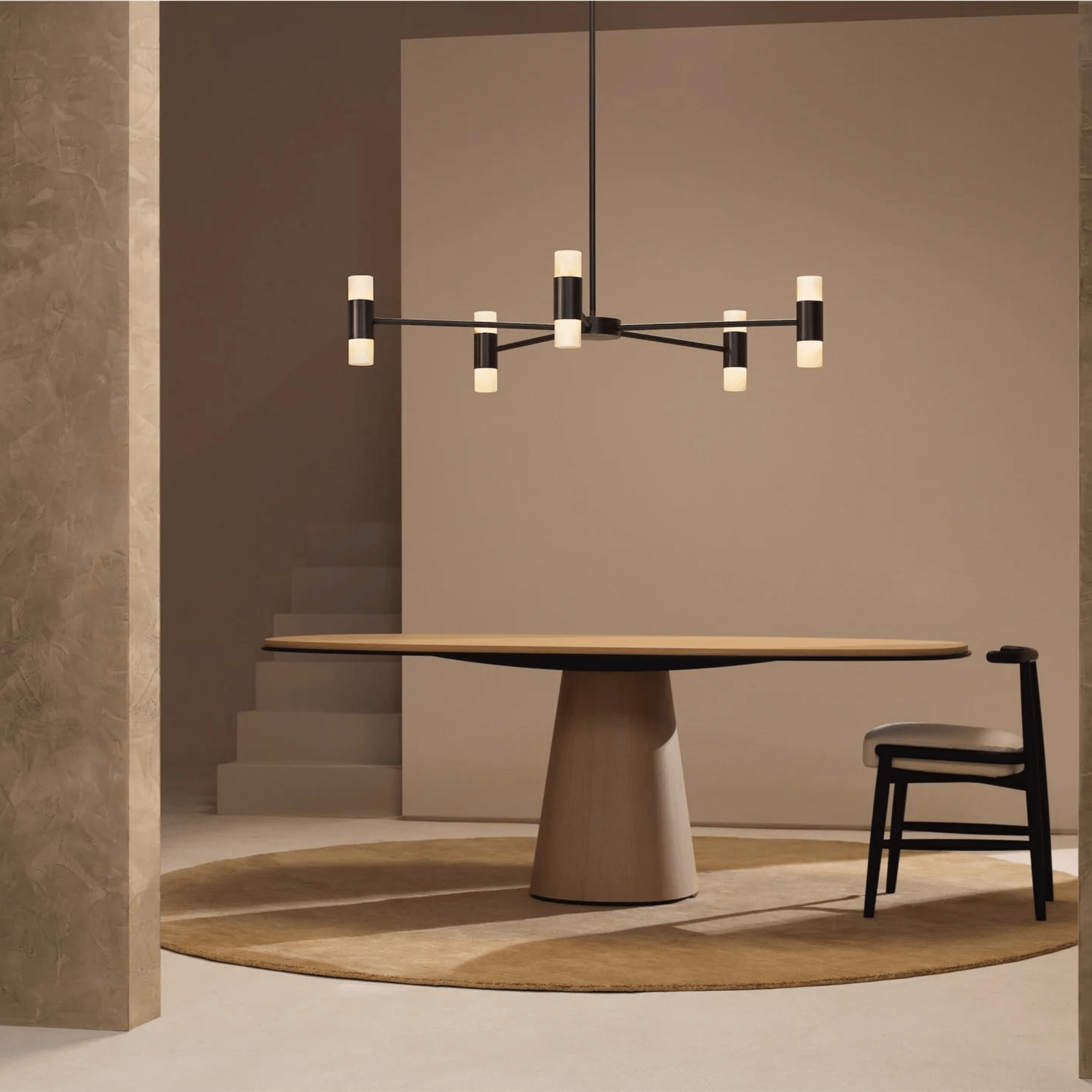 Roma Pendant (Satin Brass & Bronze) - CTO Lighting - Luxury Lighting BoutiqueBasket & Pendant ChandeliersCTO Lighting