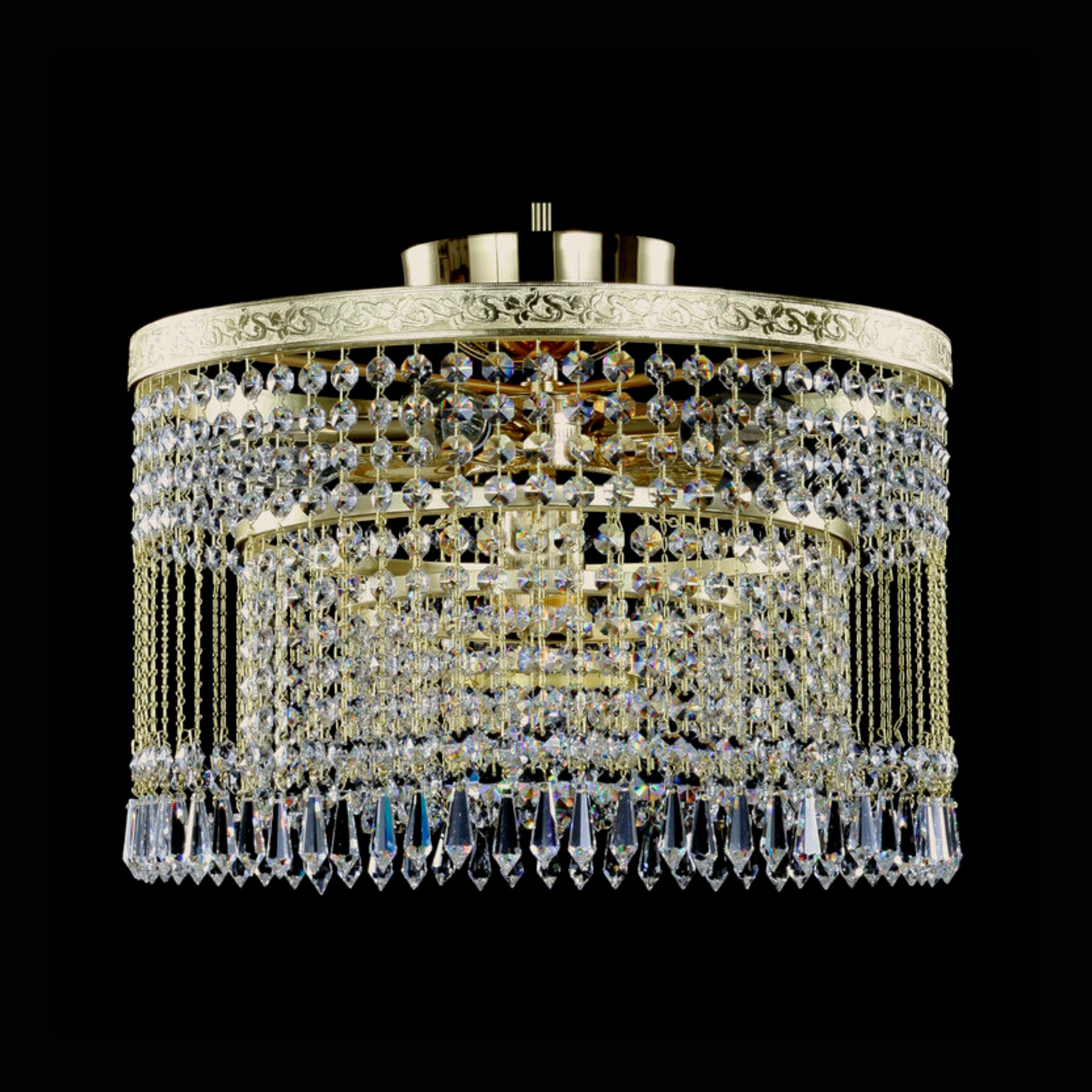 Rome 6 Crystal Glass Chandelier - Wranovsky - Luxury Lighting Boutique