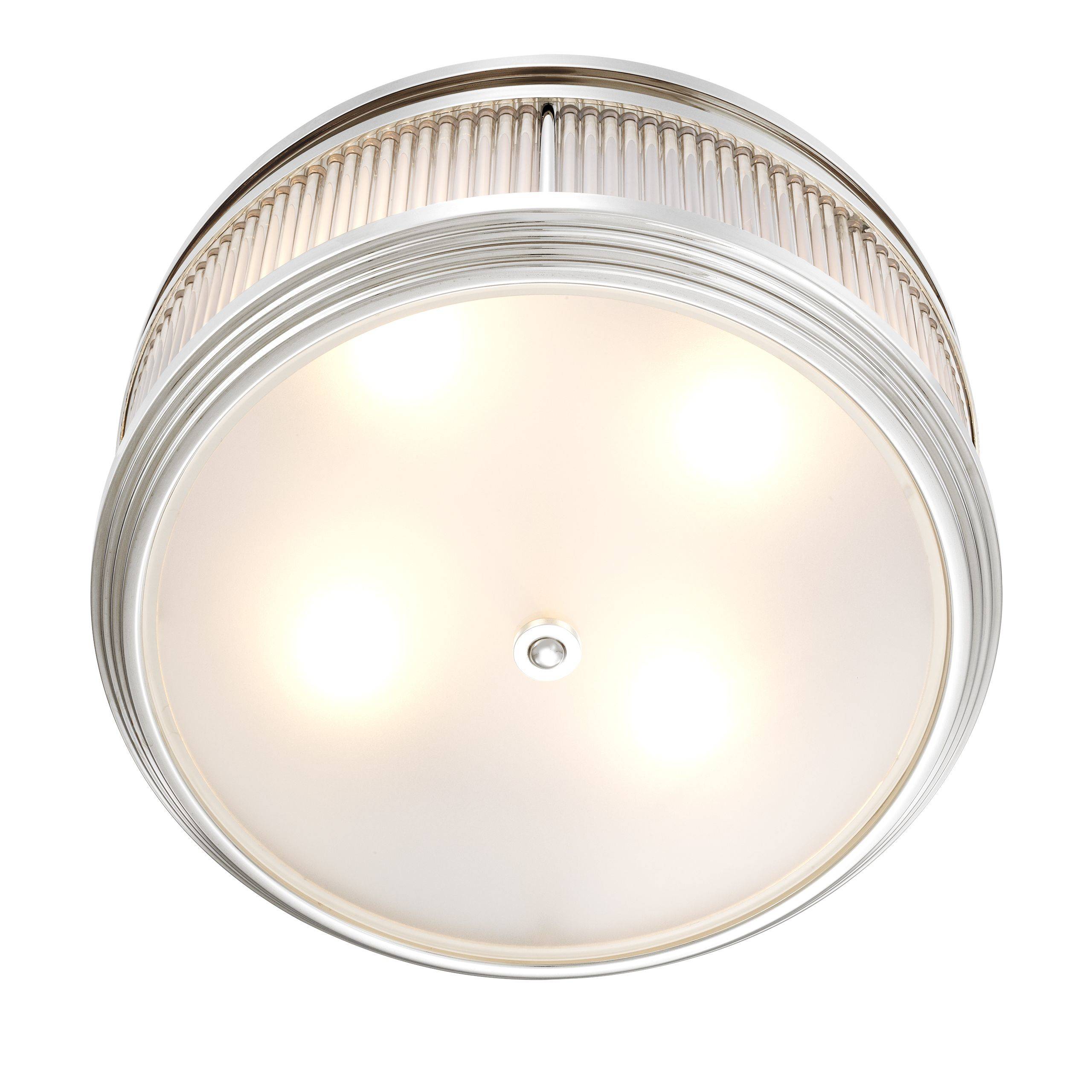 Rousseau Flush Mount Ceiling Light - Brass | Bronze | Nickel - Eichholtz - Luxury Lighting BoutiqueCeiling LightEichholtz