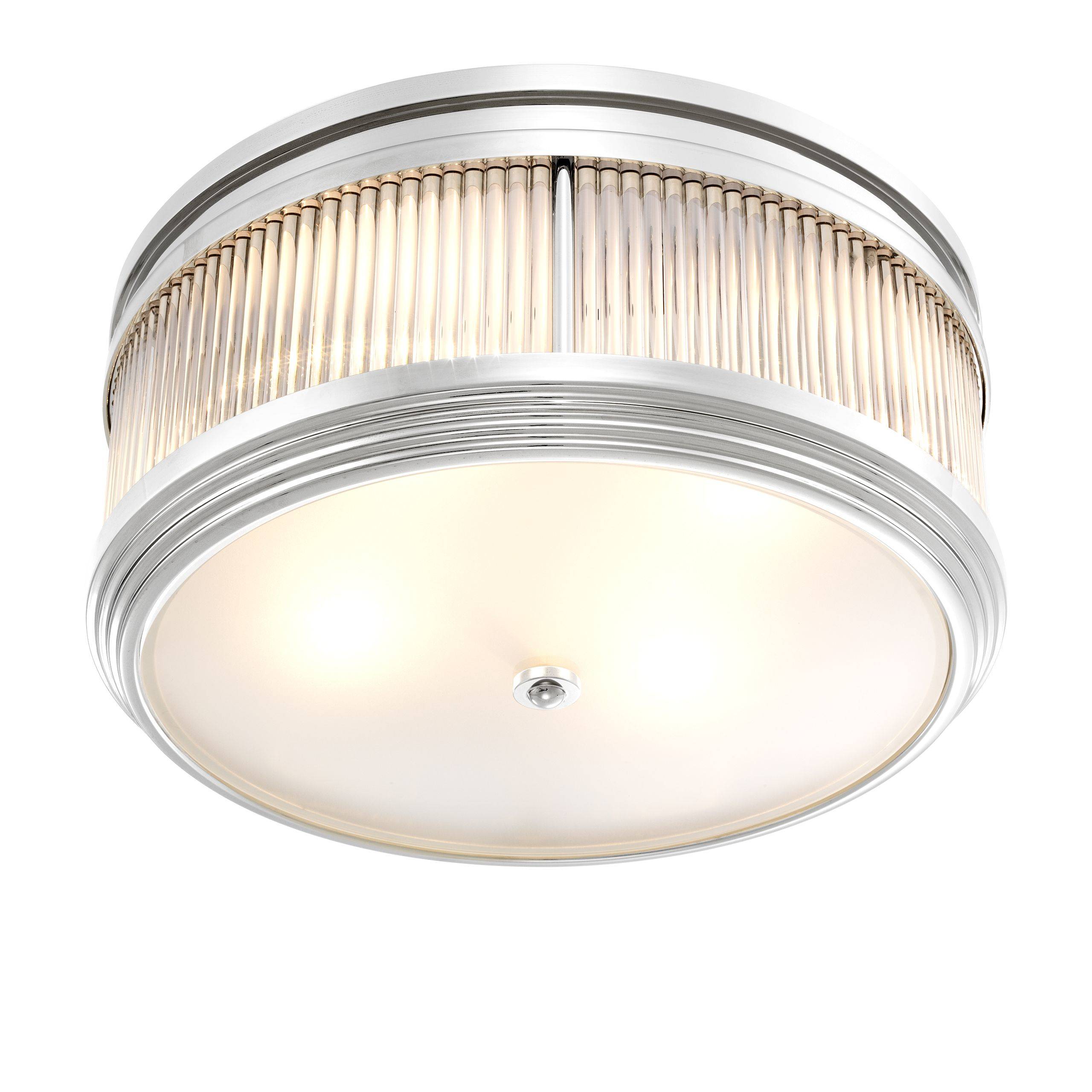 Rousseau Flush Mount Ceiling Light - Brass | Bronze | Nickel - Eichholtz - Luxury Lighting BoutiqueCeiling LightEichholtz