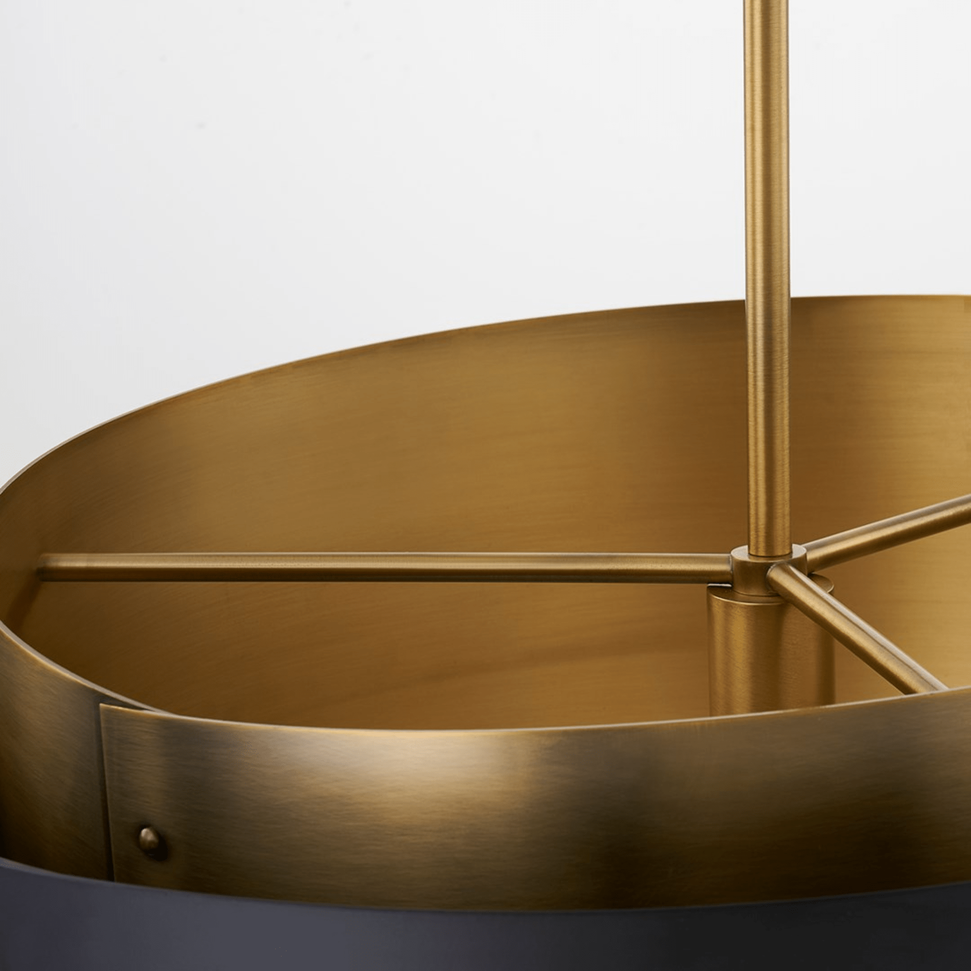 Roux Pendant (F4413 - PBR/SBK) - Troy Lighting - Luxury Lighting BoutiqueBrass/Metal ChandeliersTroy Lighting