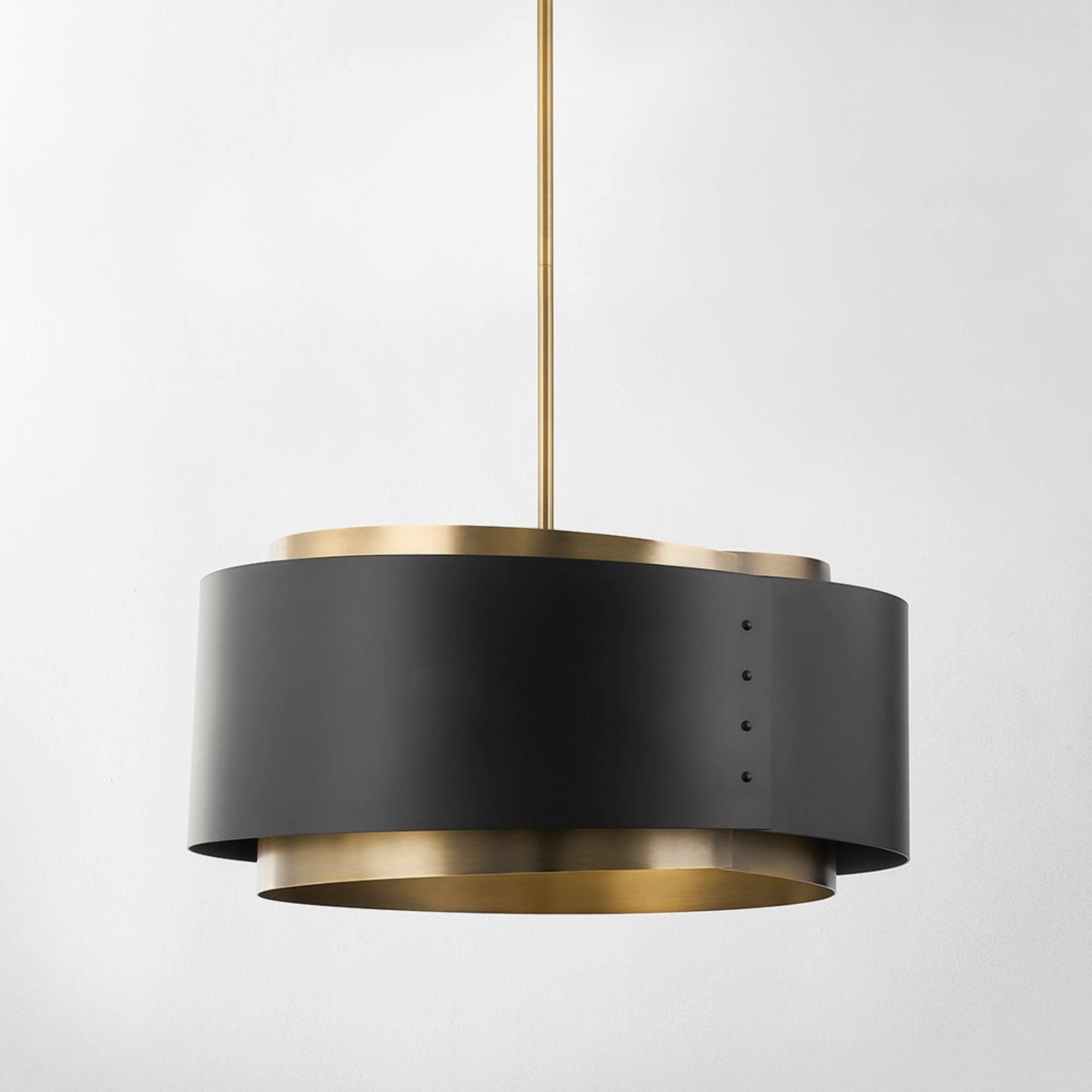 Roux Pendant (F4413-PBR/SBK) - Troy Lighting - Luxury Lighting Boutique