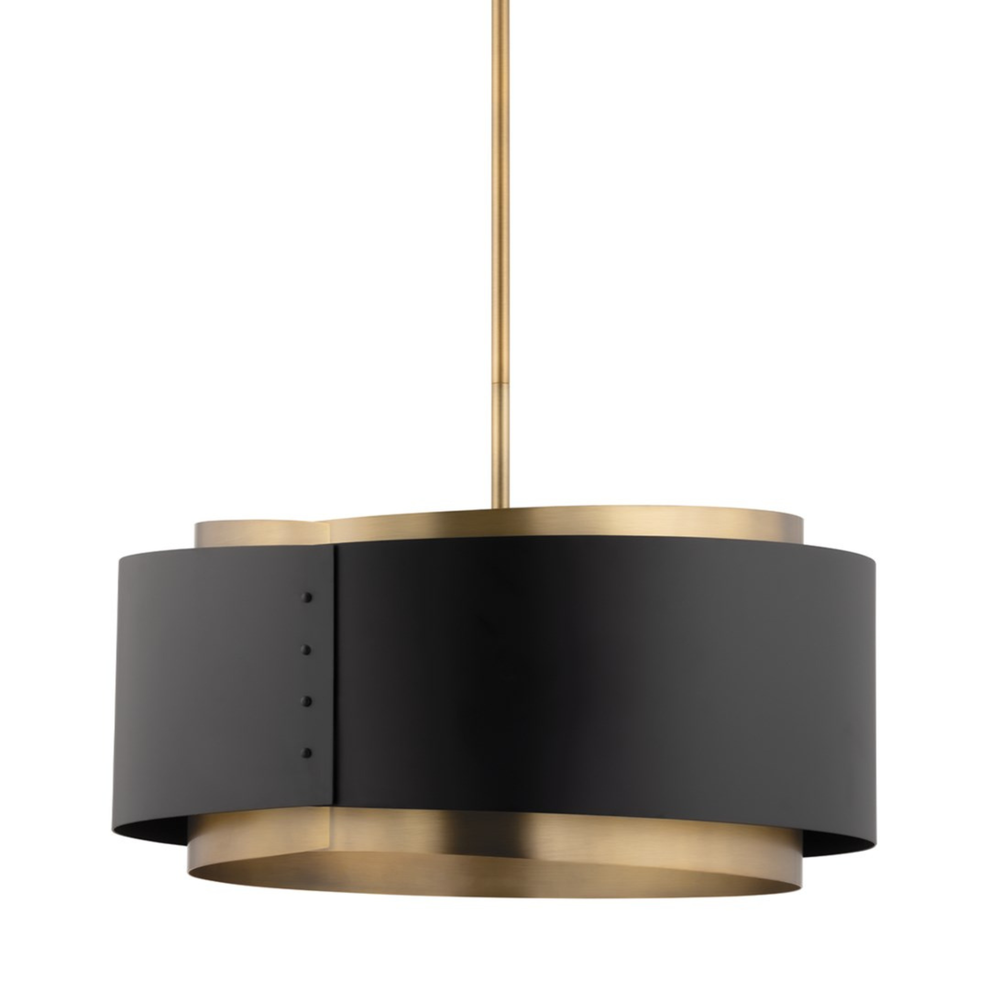 Roux Pendant (F4413-PBR/SBK) - Troy Lighting - Luxury Lighting Boutique