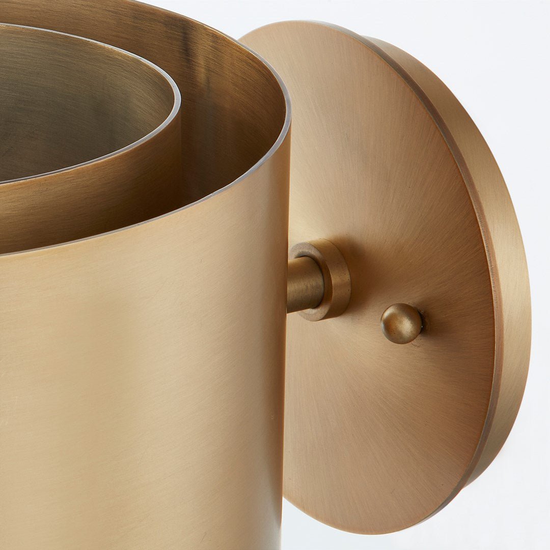 Roux Wall Light (B4406 - PBR) - Troy Lighting - Luxury Lighting BoutiqueBrass/Metal ChandeliersTroy Lighting