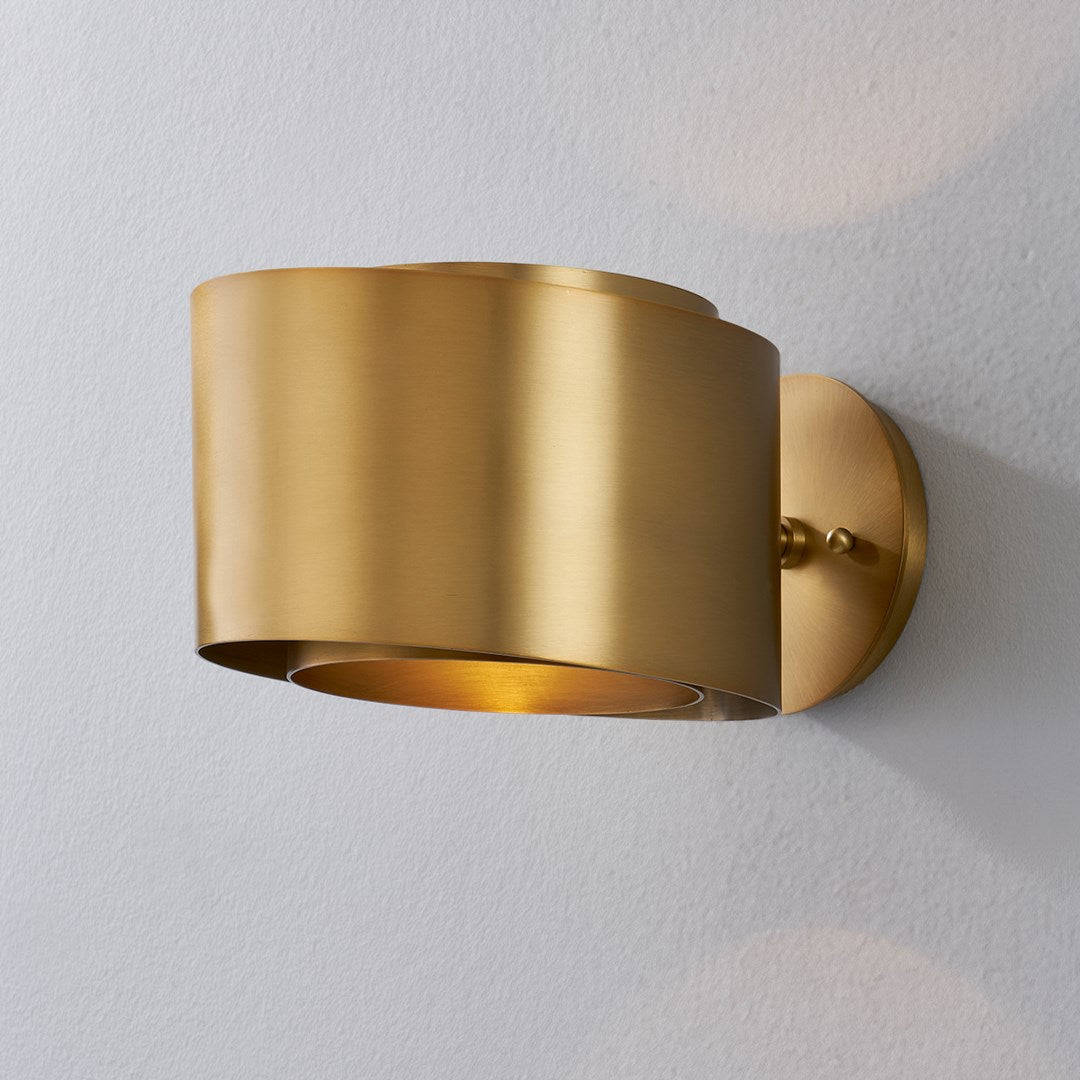 Roux Wall Light (B4406-PBR) - Troy Lighting - Luxury Lighting Boutique