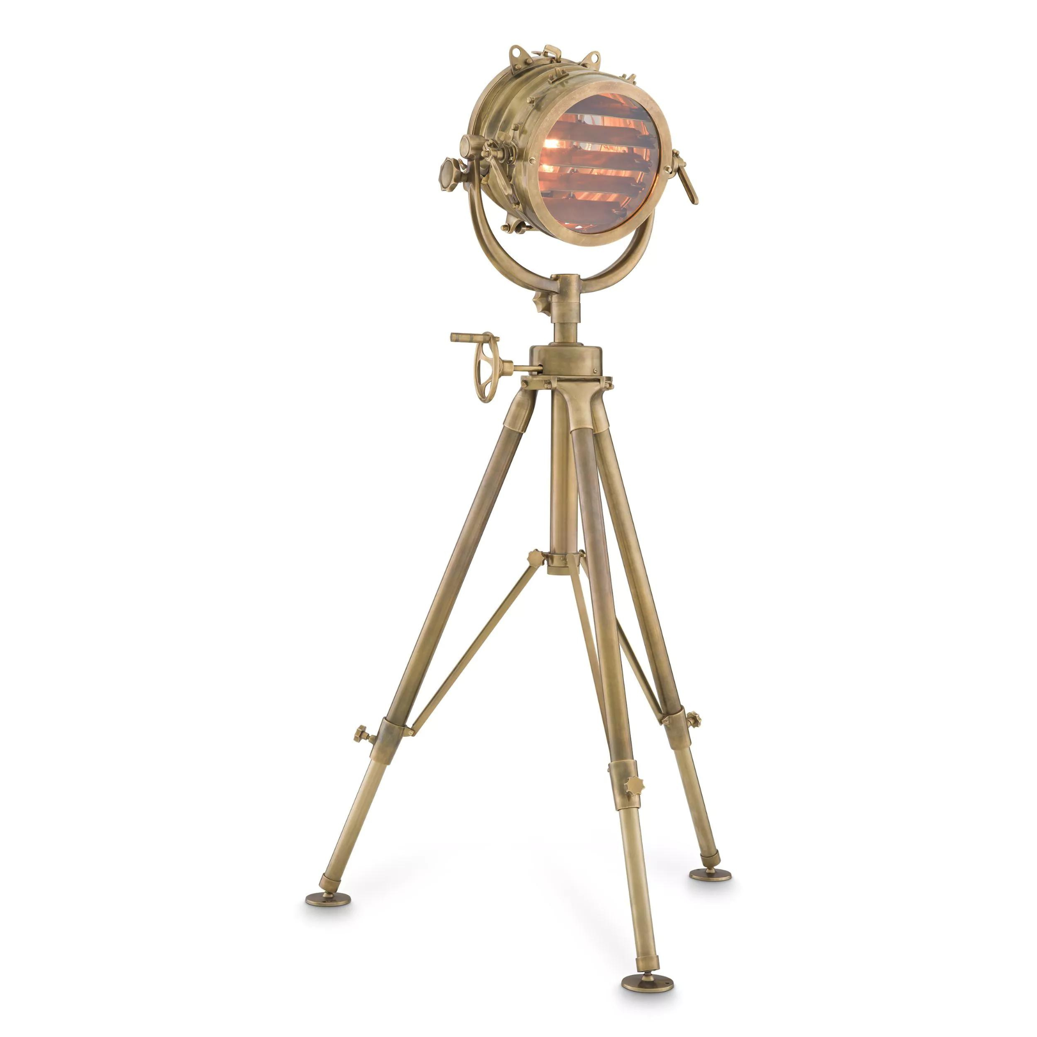 Royal Master Sealight (Aluminium/Brass) Floor Lamp - Eichholtz - Luxury Lighting Boutique