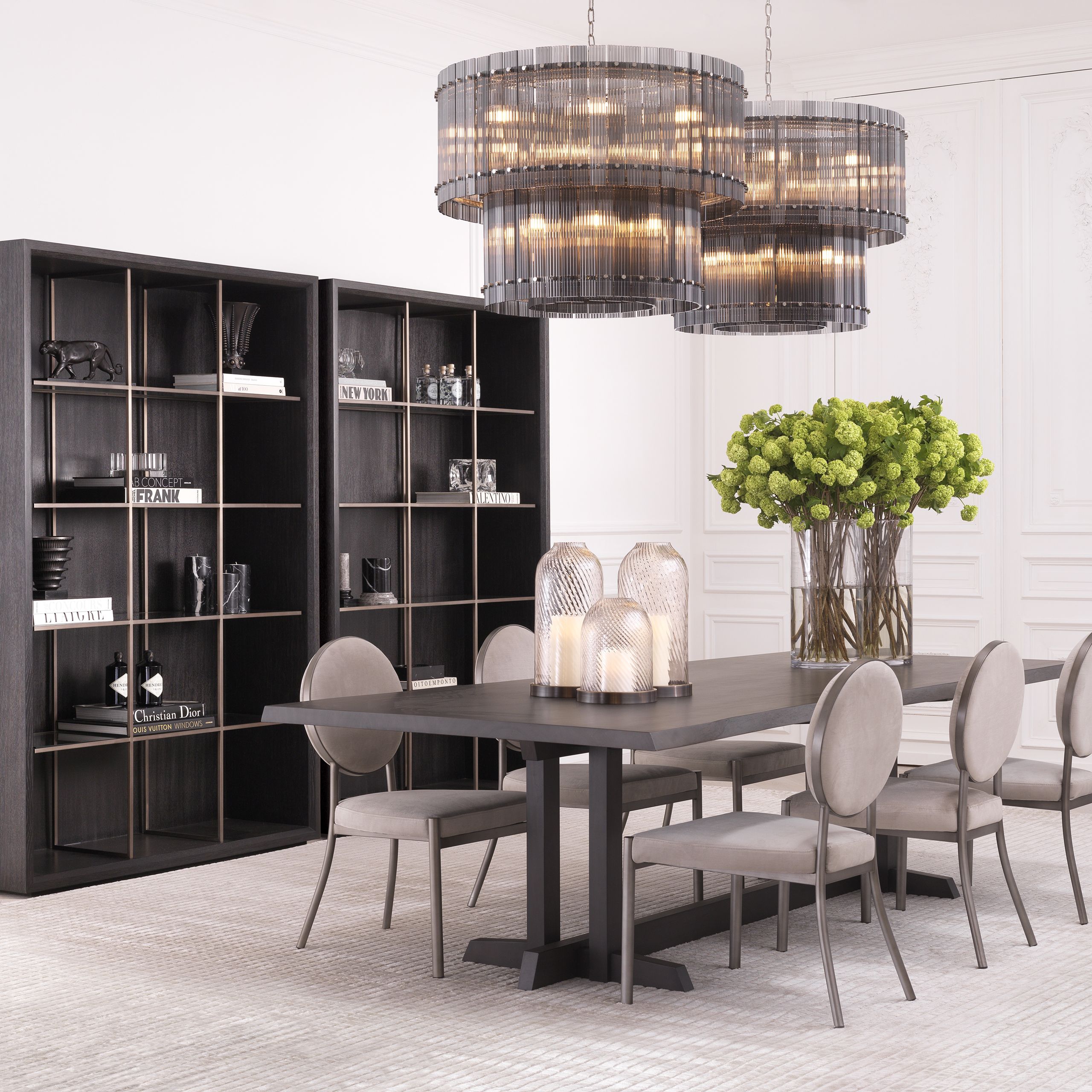Ruby Modern Glass Chandelier S | L - Eichholtz - Luxury Lighting BoutiqueCeiling LightsEichholtz