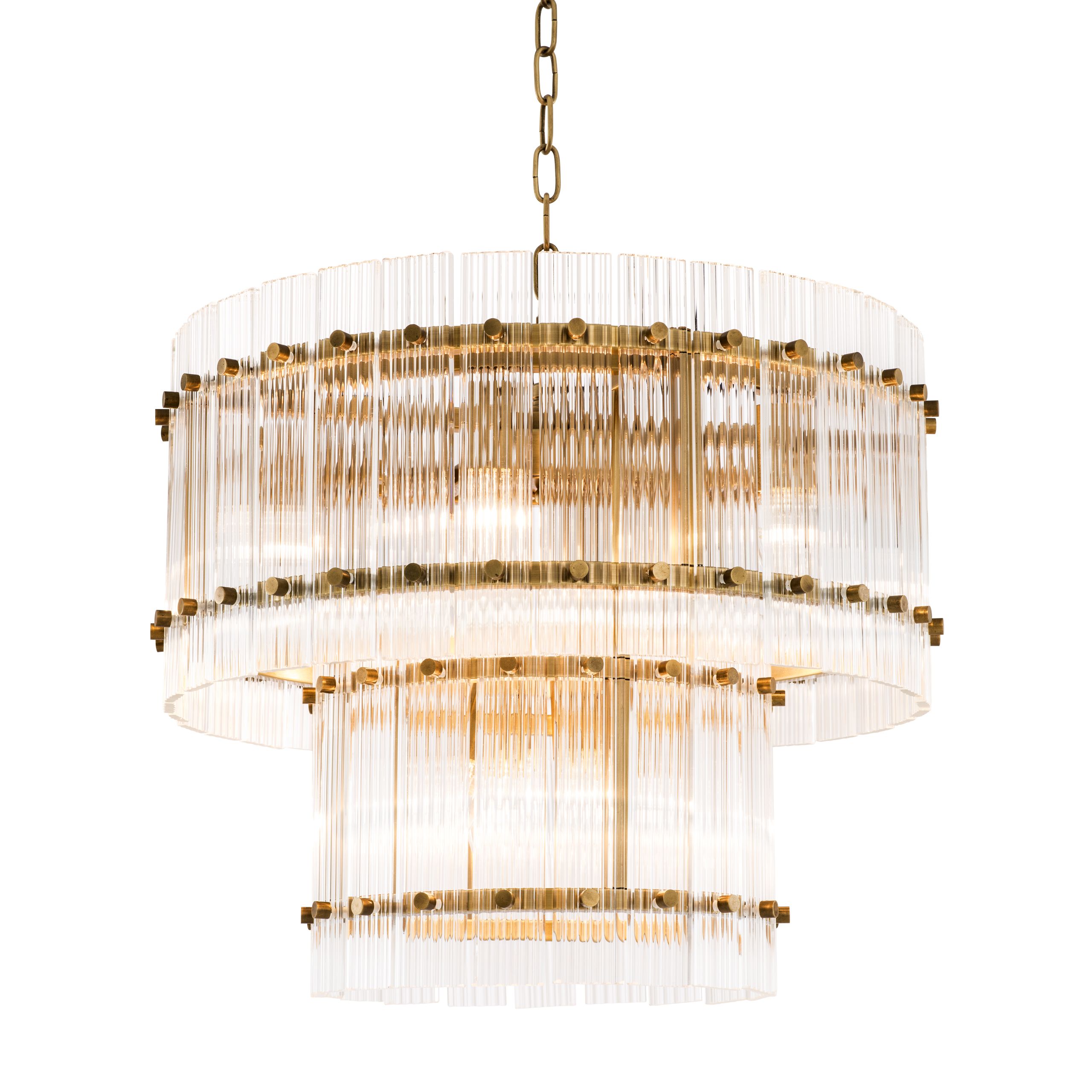 Ruby Modern Glass Chandelier (S/L) - Eichholtz - Luxury Lighting Boutique