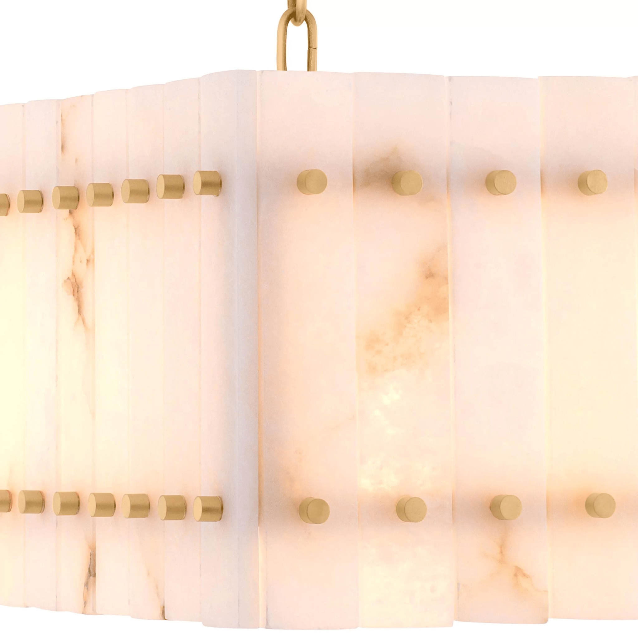 Ruby Rectangular Brass Modern Chandelier - Eichholtz - Luxury Lighting BoutiqueChandeliersEichholtz