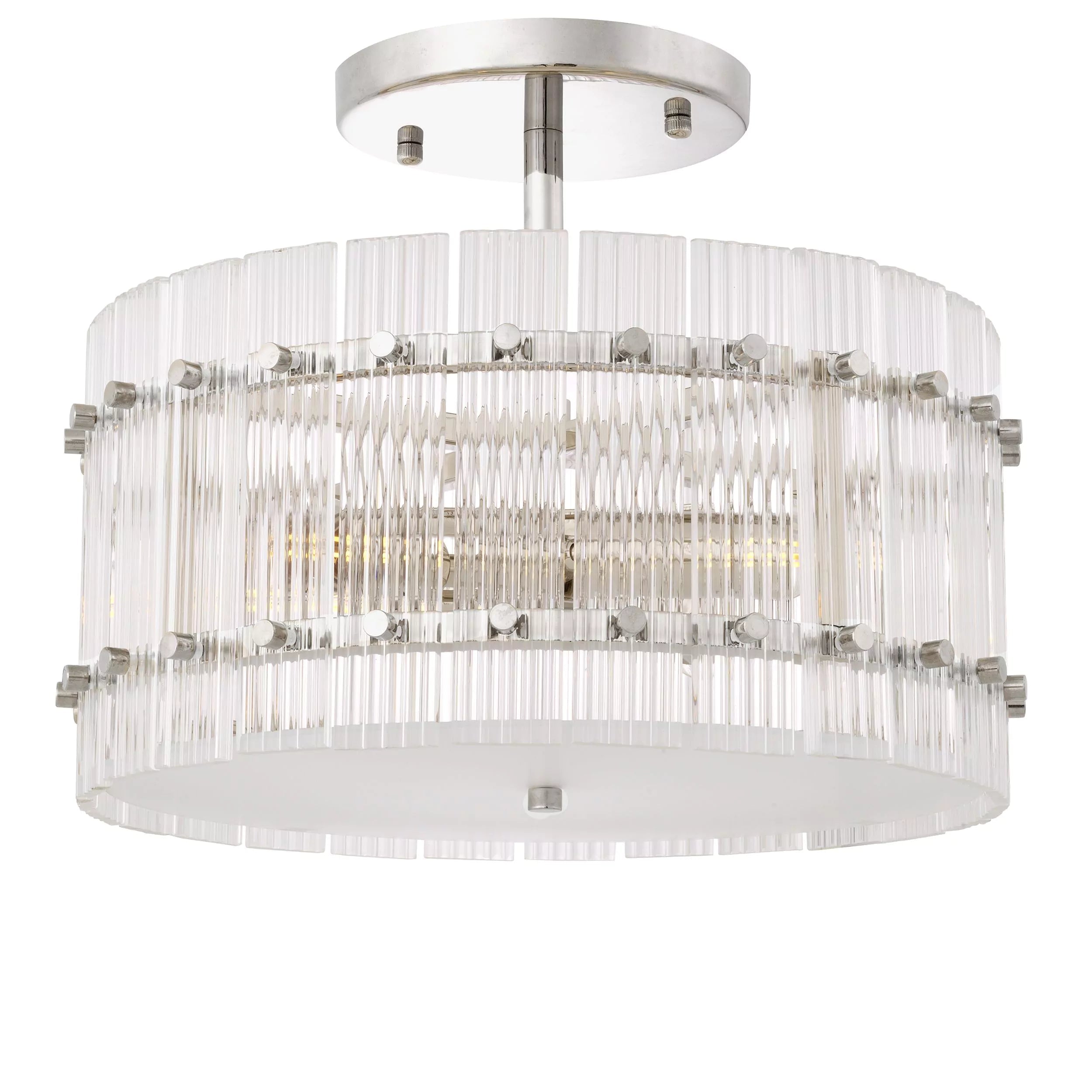 Ruby Round Ceiling Light - (Brass/Bronze finish | Clear glass) - Eichholtz - Luxury Lighting Boutique