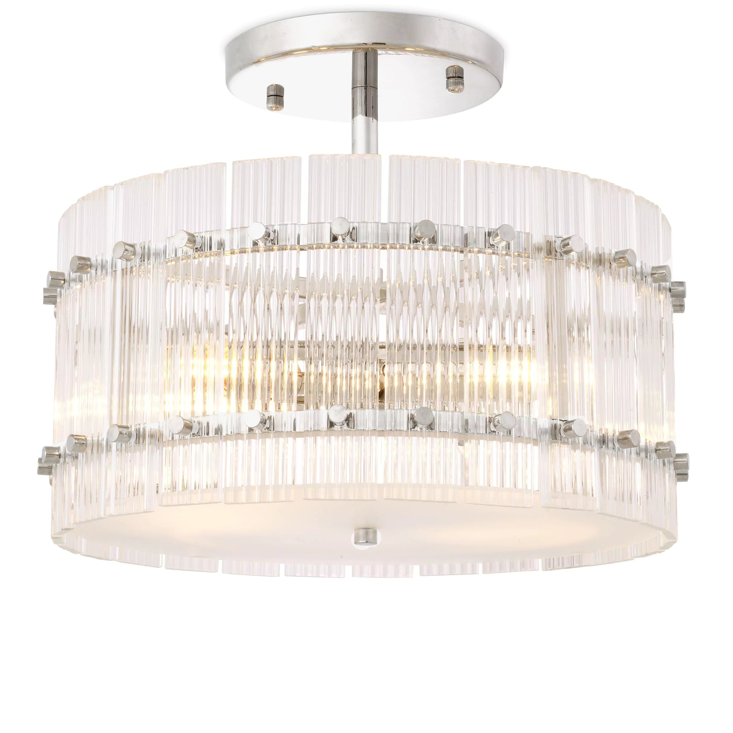 Ruby Round Ceiling Light - (Brass/Bronze finish | Clear glass) - Eichholtz - Luxury Lighting Boutique