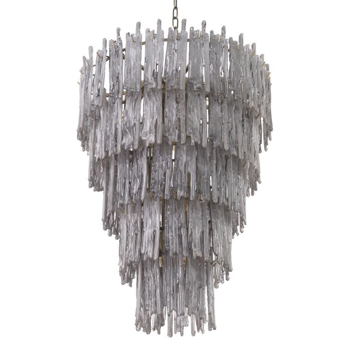 Saint Roch Modern Glass Chandelier S | L | XXL - Brass & Glass - Eichholtz - Luxury Lighting BoutiqueChandeliersEichholtz