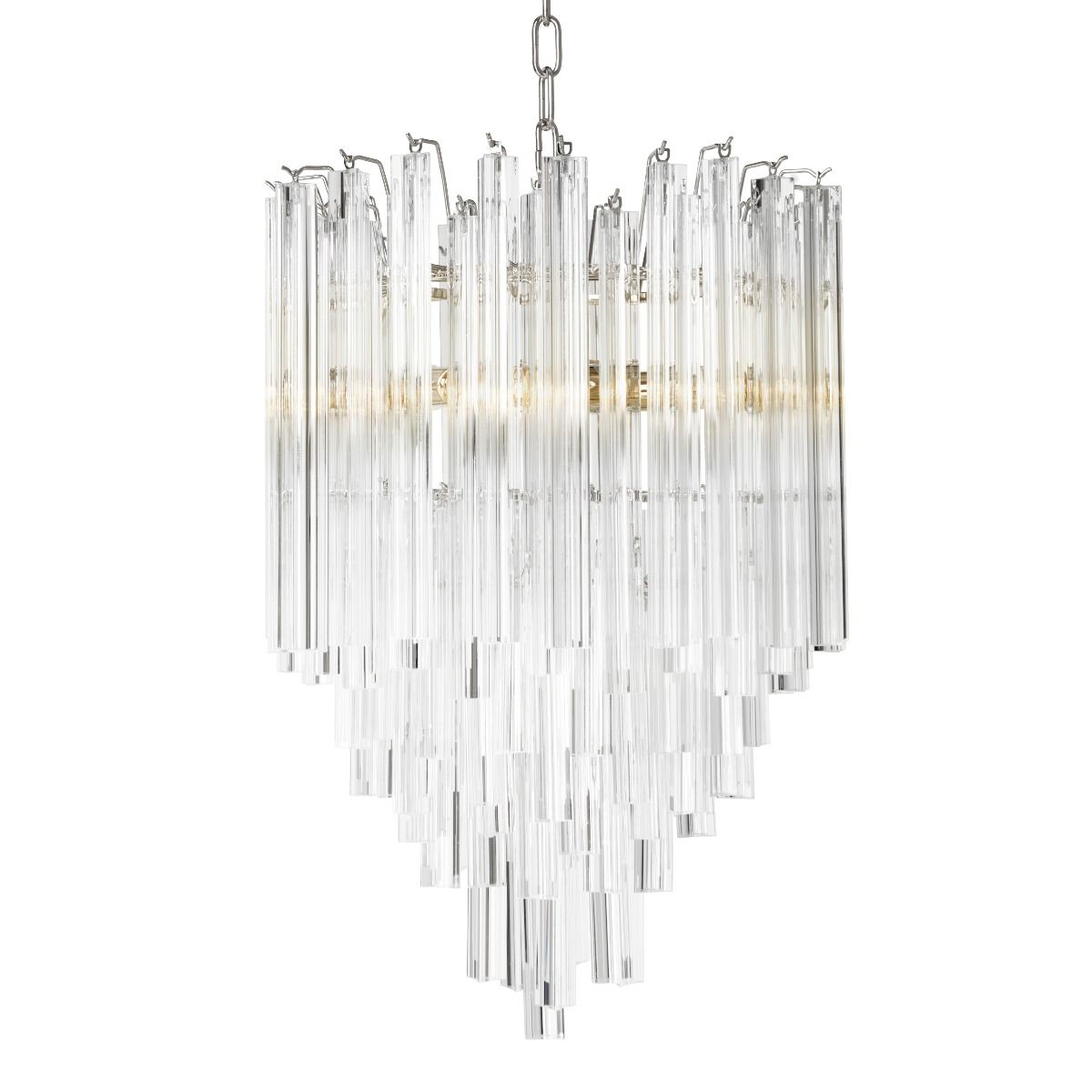 Salerno Modern Chandelier - Brass/Nickel - Eichholtz - Luxury Lighting BoutiqueCeiling LightEichholtz