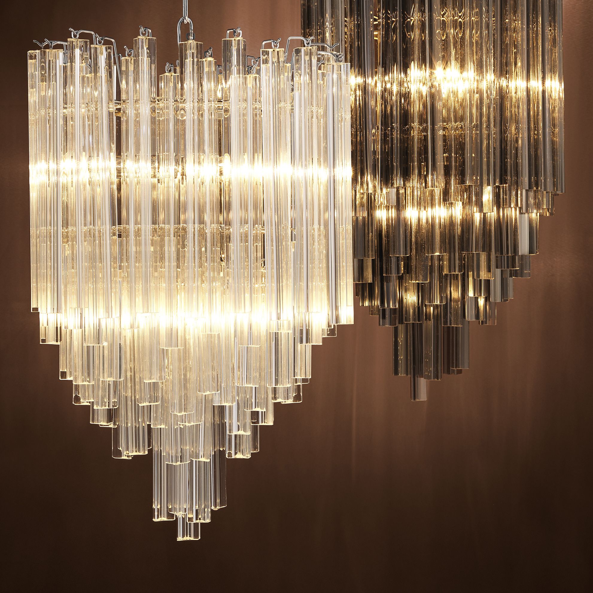 Salerno Modern Chandelier - Brass/Nickel - Eichholtz - Luxury Lighting BoutiqueCeiling LightEichholtz