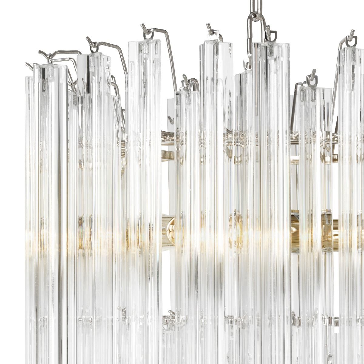 Salerno Modern Chandelier - Brass/Nickel - Eichholtz - Luxury Lighting BoutiqueCeiling LightEichholtz