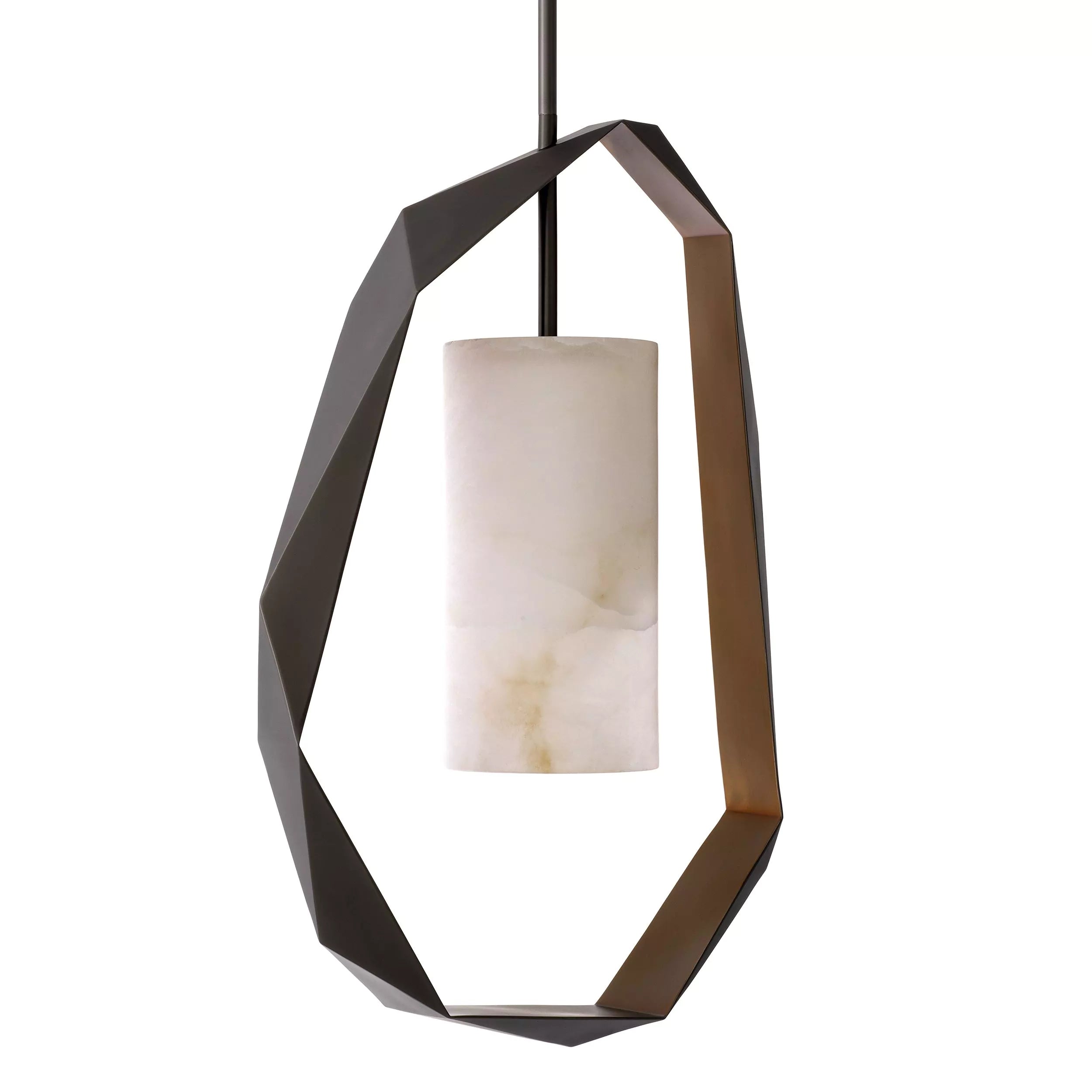 Santos Brass Chandelier - (Gunmetal Finish | Antique Brass Finish | Alabaster) - Eichholtz - Luxury Lighting Boutique