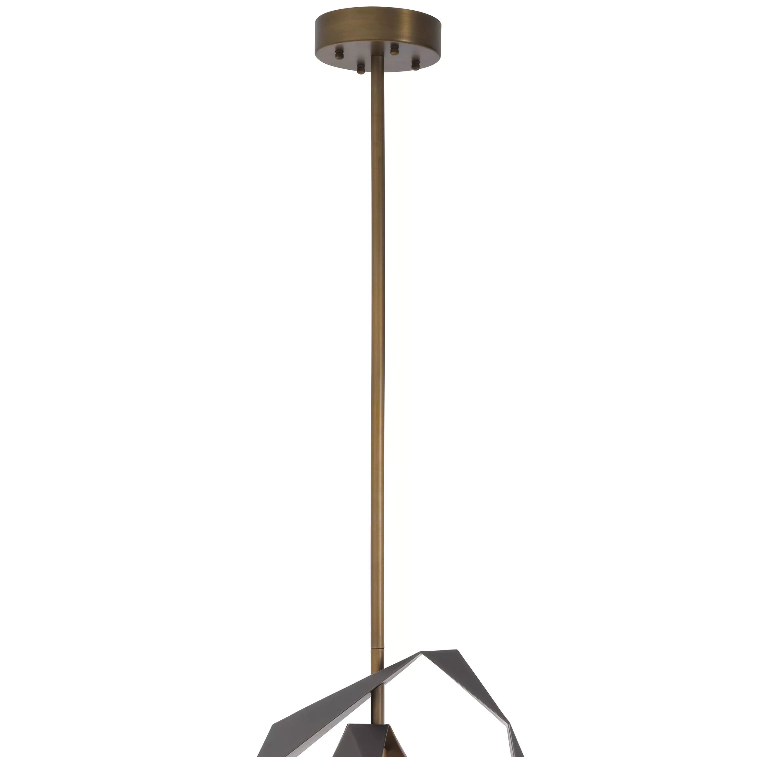 Santos Double Brass Chandelier - (Gunmetal Finish | Antique Brass Finish | Alabaster) - Eichholtz - Luxury Lighting Boutique