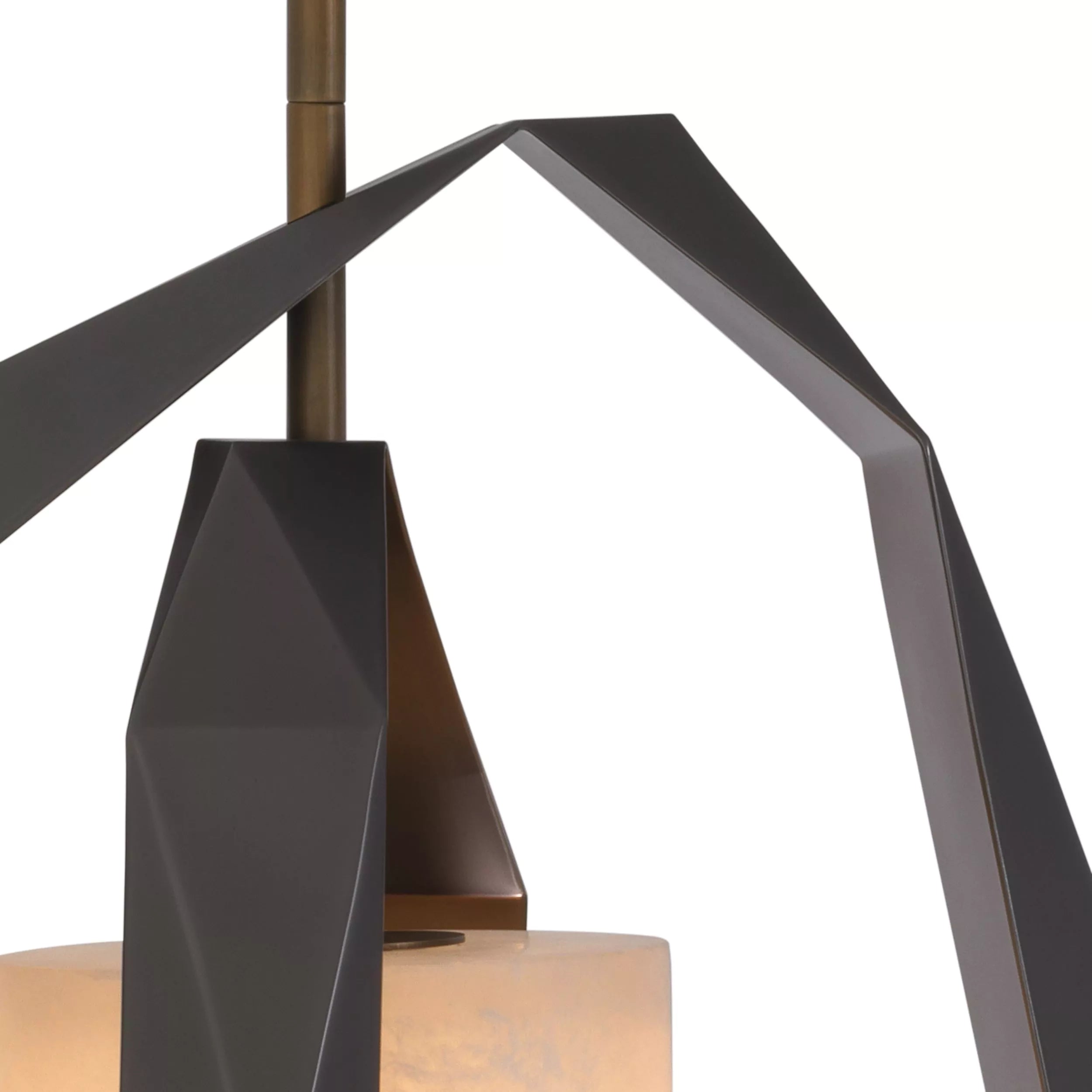 Santos Double Brass Chandelier - (Gunmetal Finish | Antique Brass Finish | Alabaster) - Eichholtz - Luxury Lighting Boutique