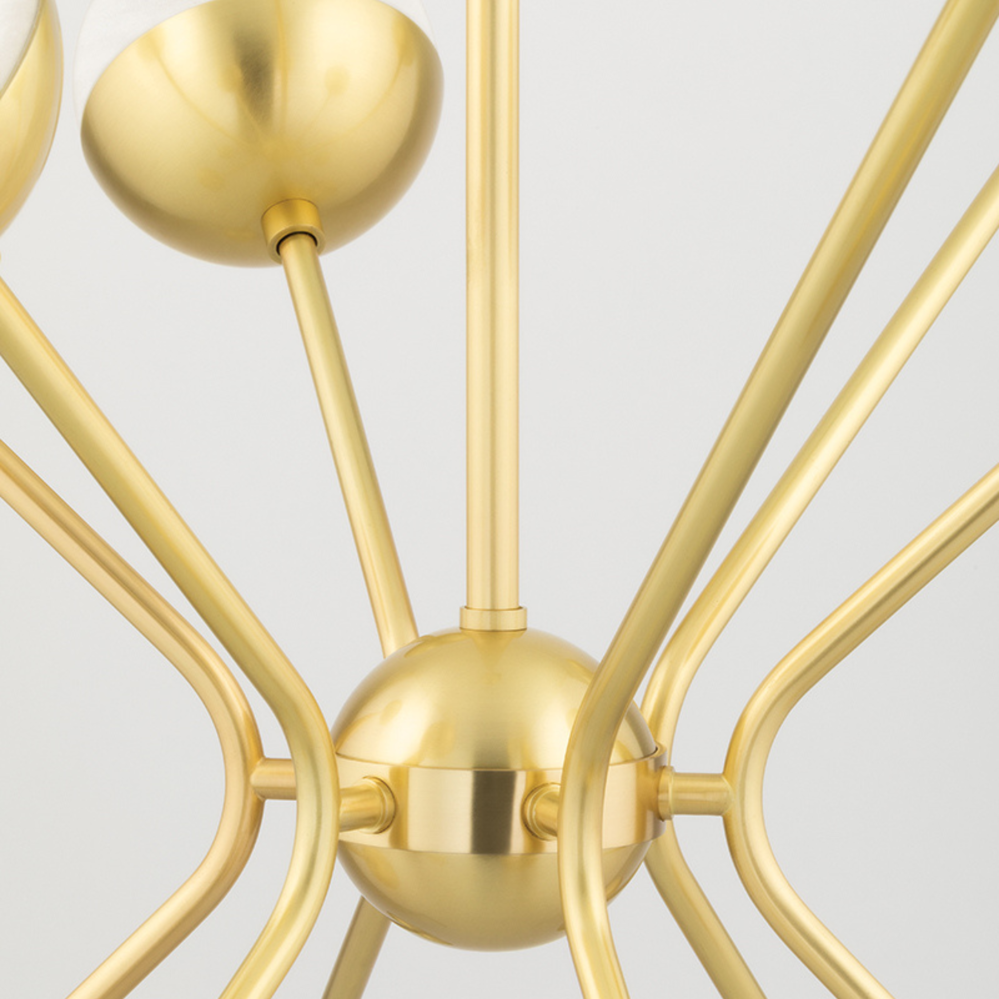 Saratoga Chandelier (Aged Brass) 2836-AGB-CE - Hudson Valley - Luxury Lighting Boutique