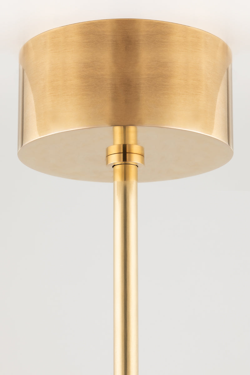 Saturn Modern Brass Chandelier - 4106-AGB-CE - Hudson Valley - Luxury Lighting Boutique