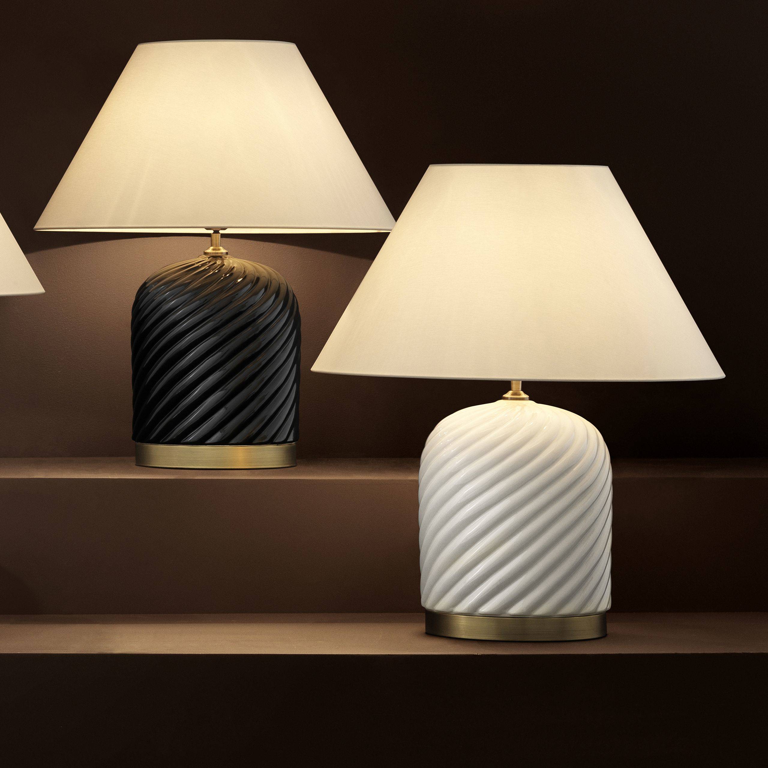 Savona Ceramic Table Lamp - White - Eichholtz - Luxury Lighting BoutiqueTable LampEichholtz
