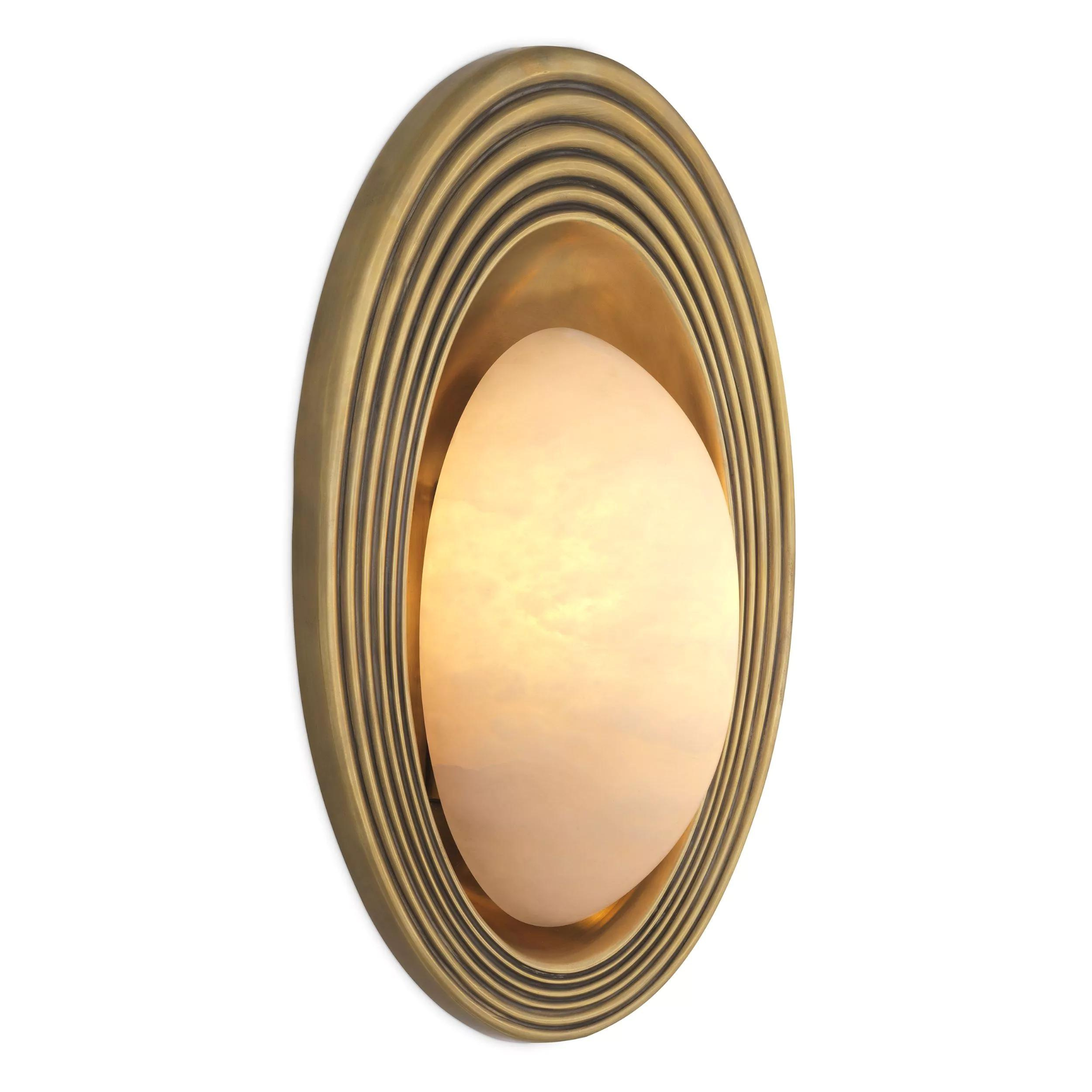 Savono (Vintage Brass Finish) Wall Light - Eichholtz - Luxury Lighting Boutique