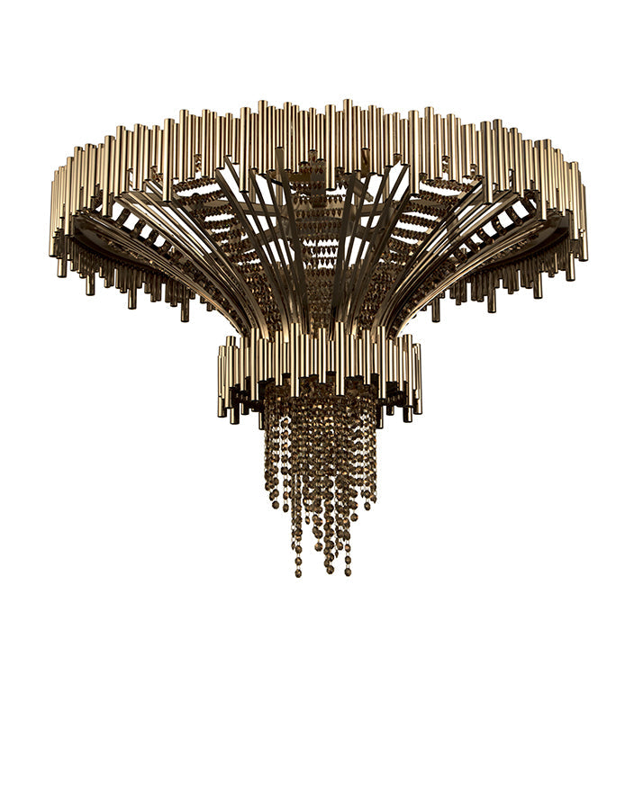 Scala Plafond 10-Light Modern Chandelier - Luxxu - Luxury Lighting Boutique