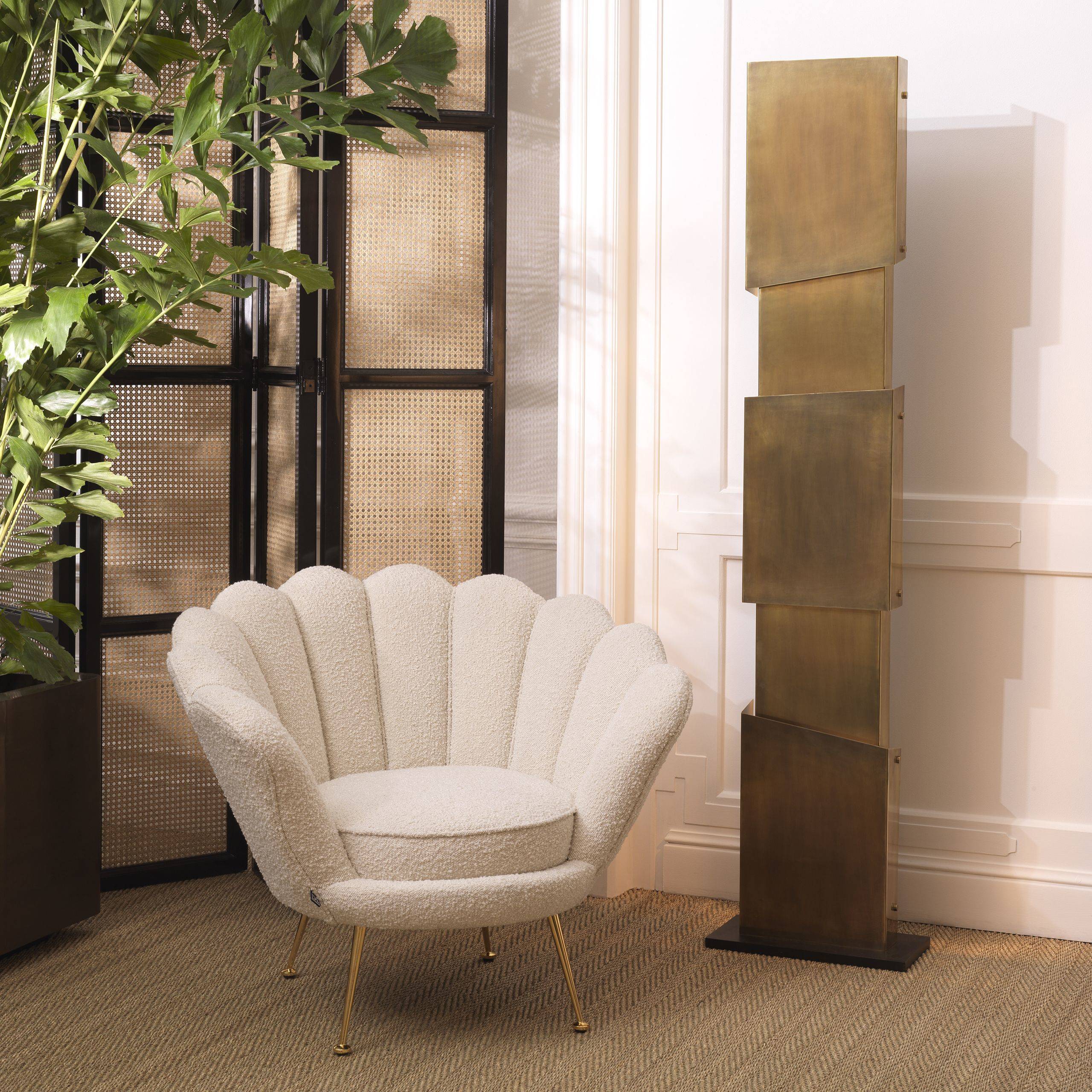 Shadow Floor Lamp - Brass - Eichholtz - Luxury Lighting BoutiqueFloor LampEichholtz