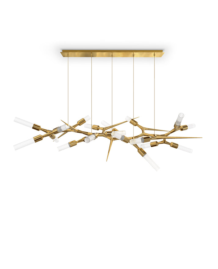 Shard 24-Light Crystal Modern Chandelier - Luxxu - Luxury Lighting Boutique