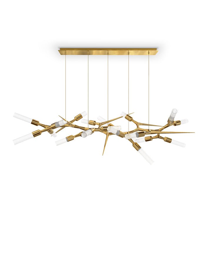 Shard 24 - Light Crystal Modern Chandelier - Luxxu - Luxury Lighting BoutiqueModern Crystal ChandeliersLuxxu