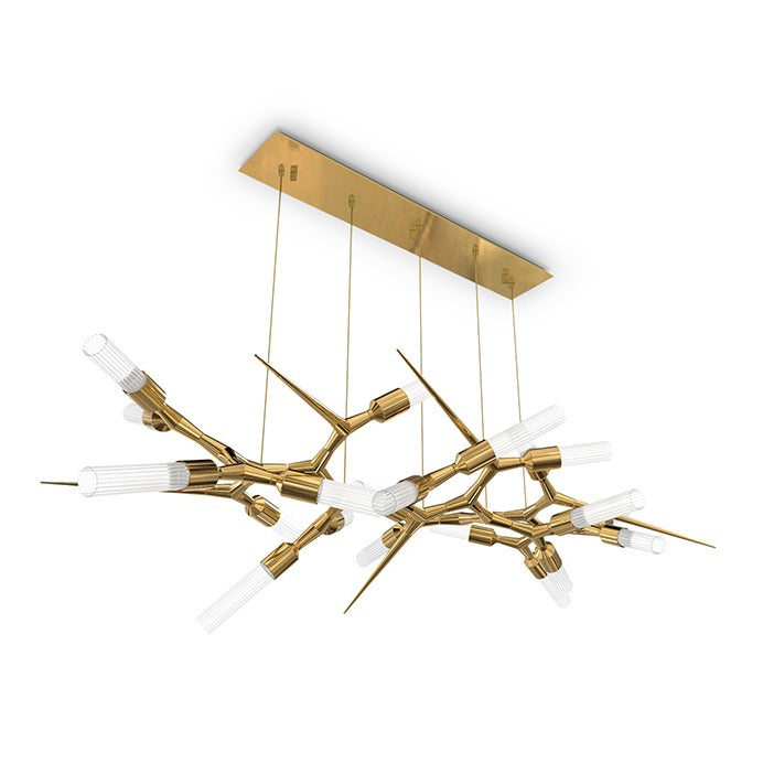 Shard 24-Light Crystal Modern Chandelier - Luxxu - Luxury Lighting Boutique