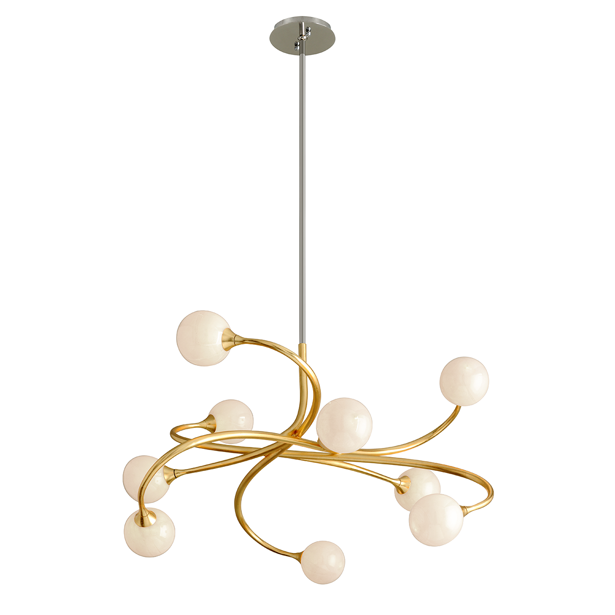 Signature Modern Chandelier - 294-09-CE - Corbett Lighting - Luxury Lighting Boutique