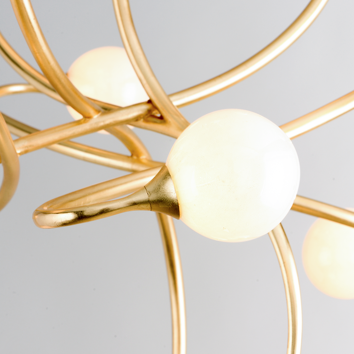 Signature Modern Chandelier - 294-09-CE - Corbett Lighting - Luxury Lighting Boutique