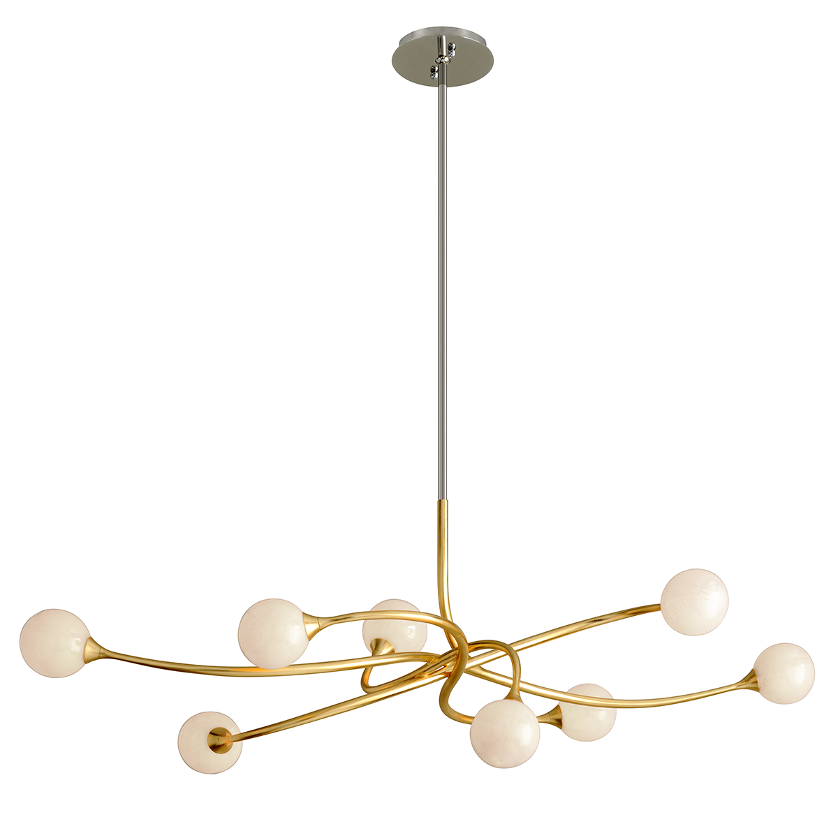 Signature Modern Chandelier - 294-58-CE - Corbett Lighting - Luxury Lighting Boutique