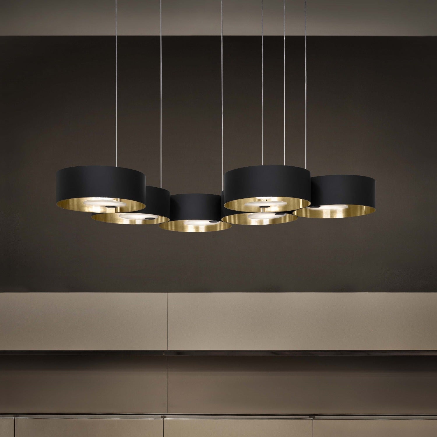 Sound OR6 | 6-Light Modern Chandelier - Masiero - Luxury Lighting Boutique