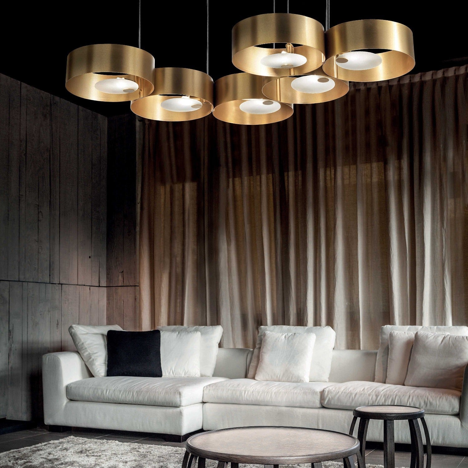 Sound OR6 | 6-Light Modern Chandelier - Masiero - Luxury Lighting Boutique