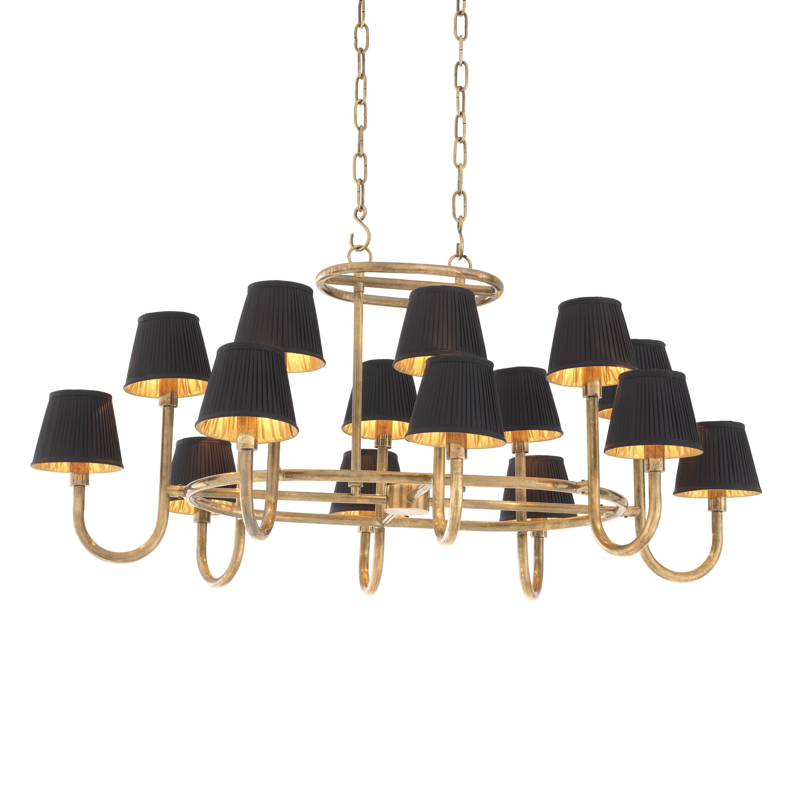 Sparrows Modern Brass Chandelier - [Brass] - Eichholtz - Luxury Lighting Boutique