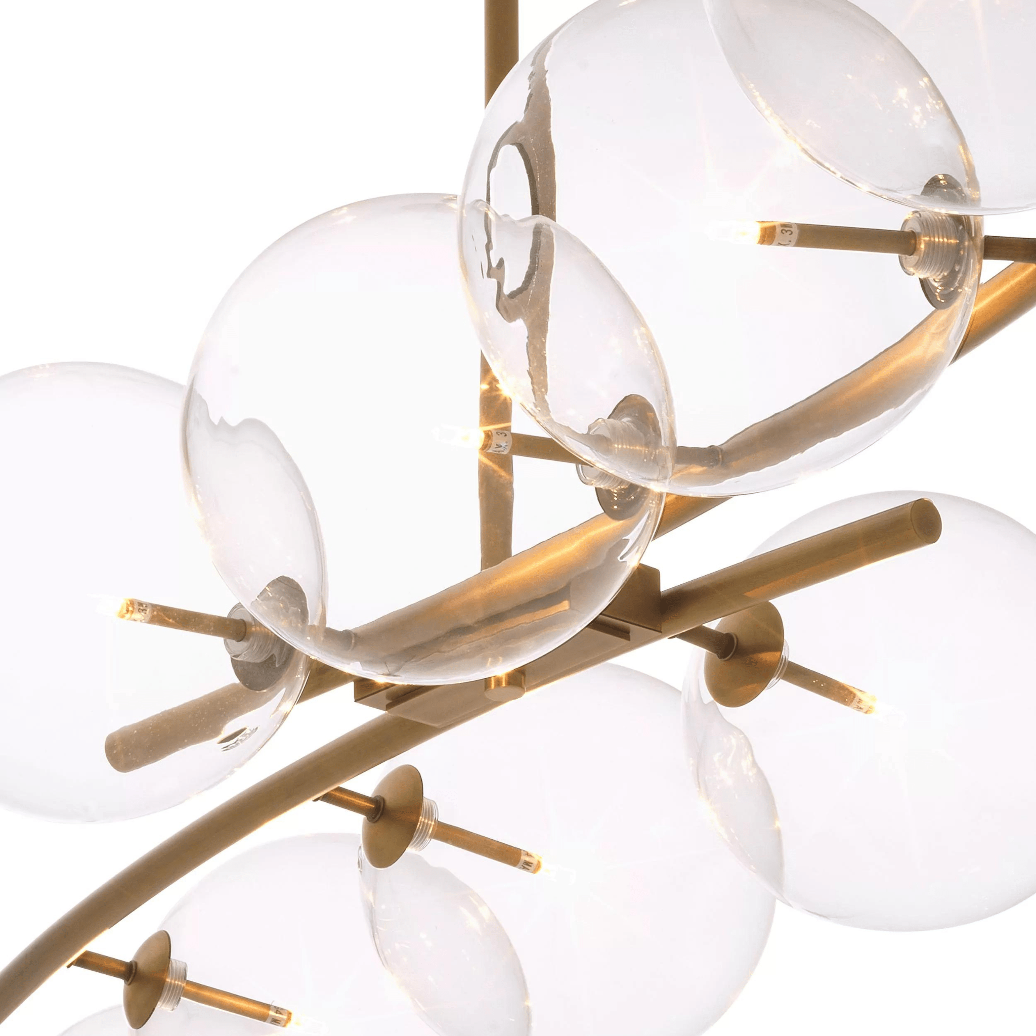 Spezia Chandelier - Antique Brass - Eichholtz - Luxury Lighting BoutiqueCeiling LightsEichholtz