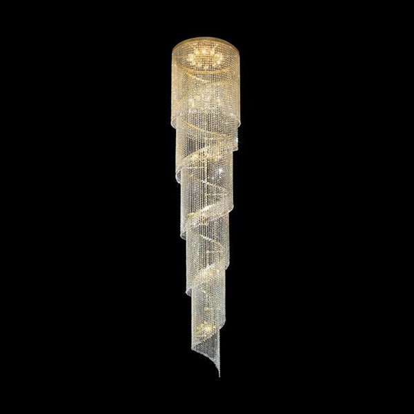 Spiral 36 - Light Modern Glass Chandelier - Glass LPS - Luxury Lighting BoutiqueModern Crystal ChandeliersGlass LPS