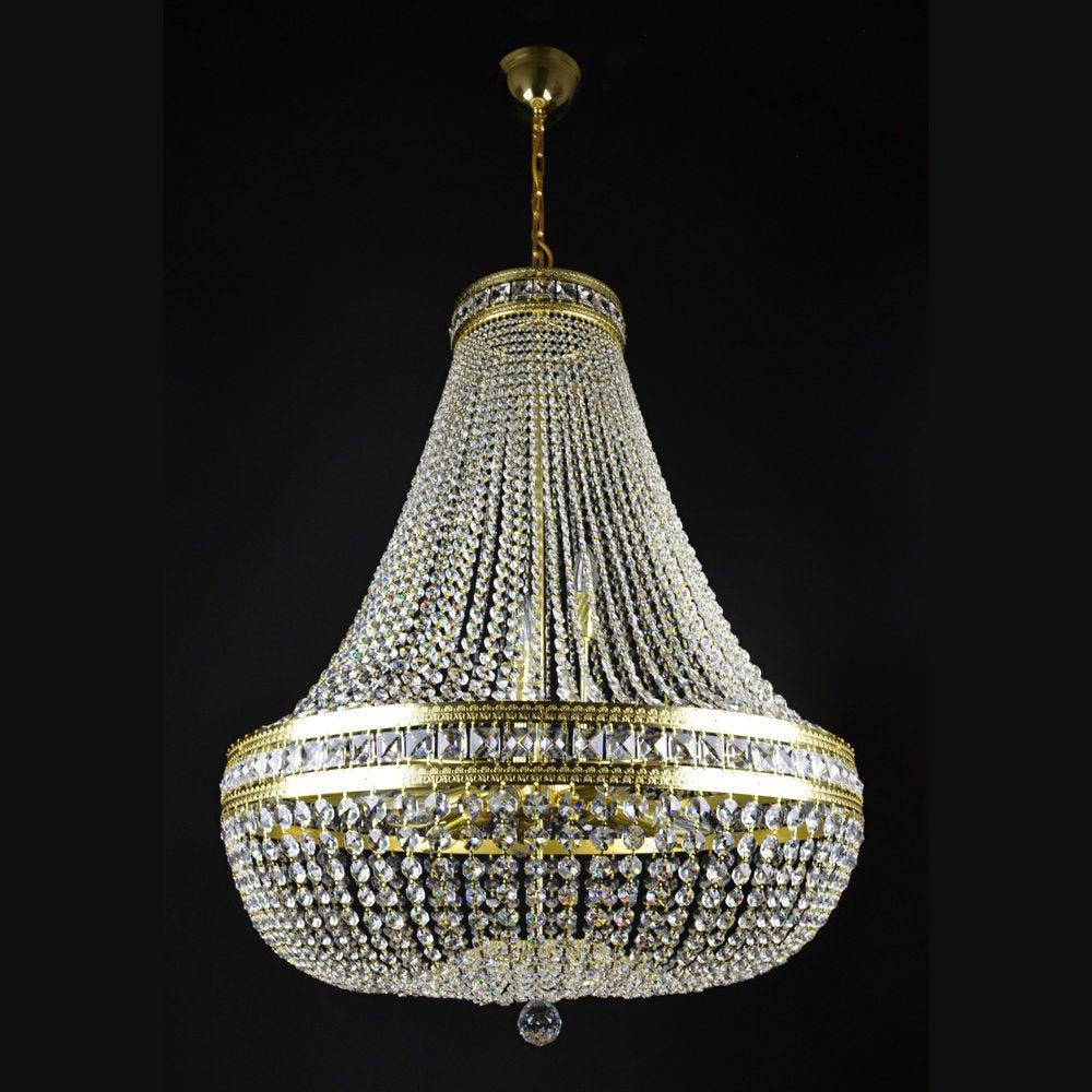 Stockholm 15 - Light Basket Crystal Chandelier - Wranovsky - Luxury Lighting BoutiqueBasket & Pendant ChandeliersWranovsky