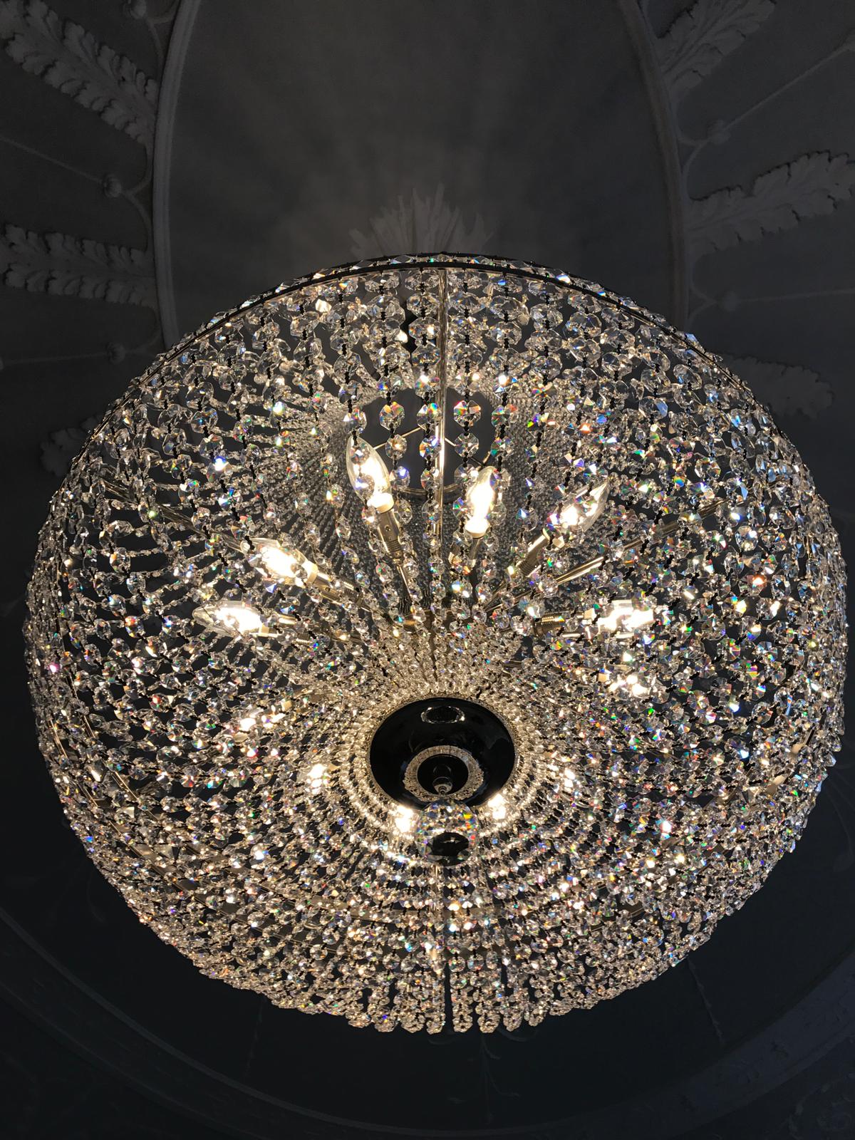 Stockholm 15 - Light Basket Crystal Chandelier - Wranovsky - Luxury Lighting BoutiqueBasket & Pendant ChandeliersWranovsky