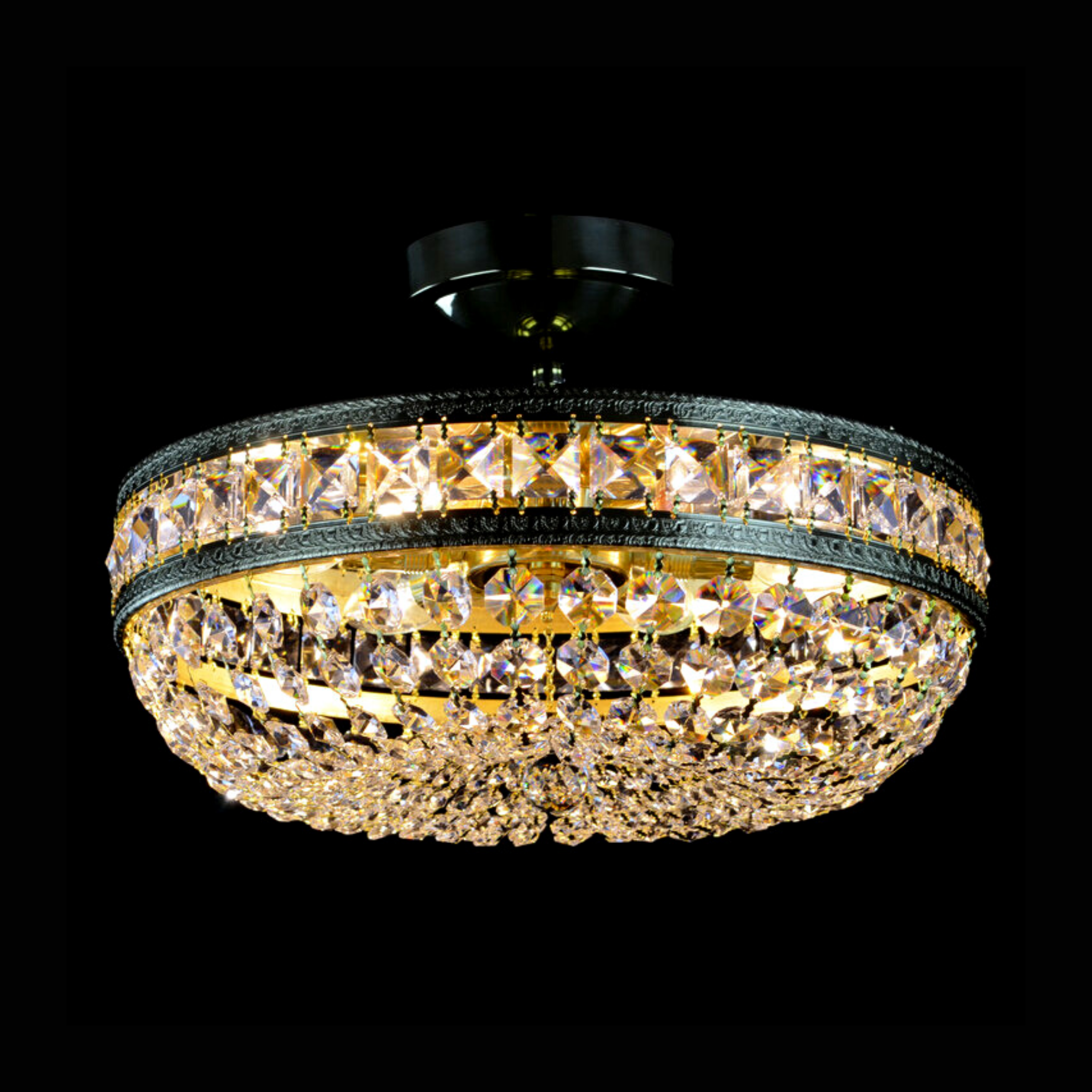 Stockholm 6 Crystal Glass Chandelier - Wranovsky - Luxury Lighting Boutique