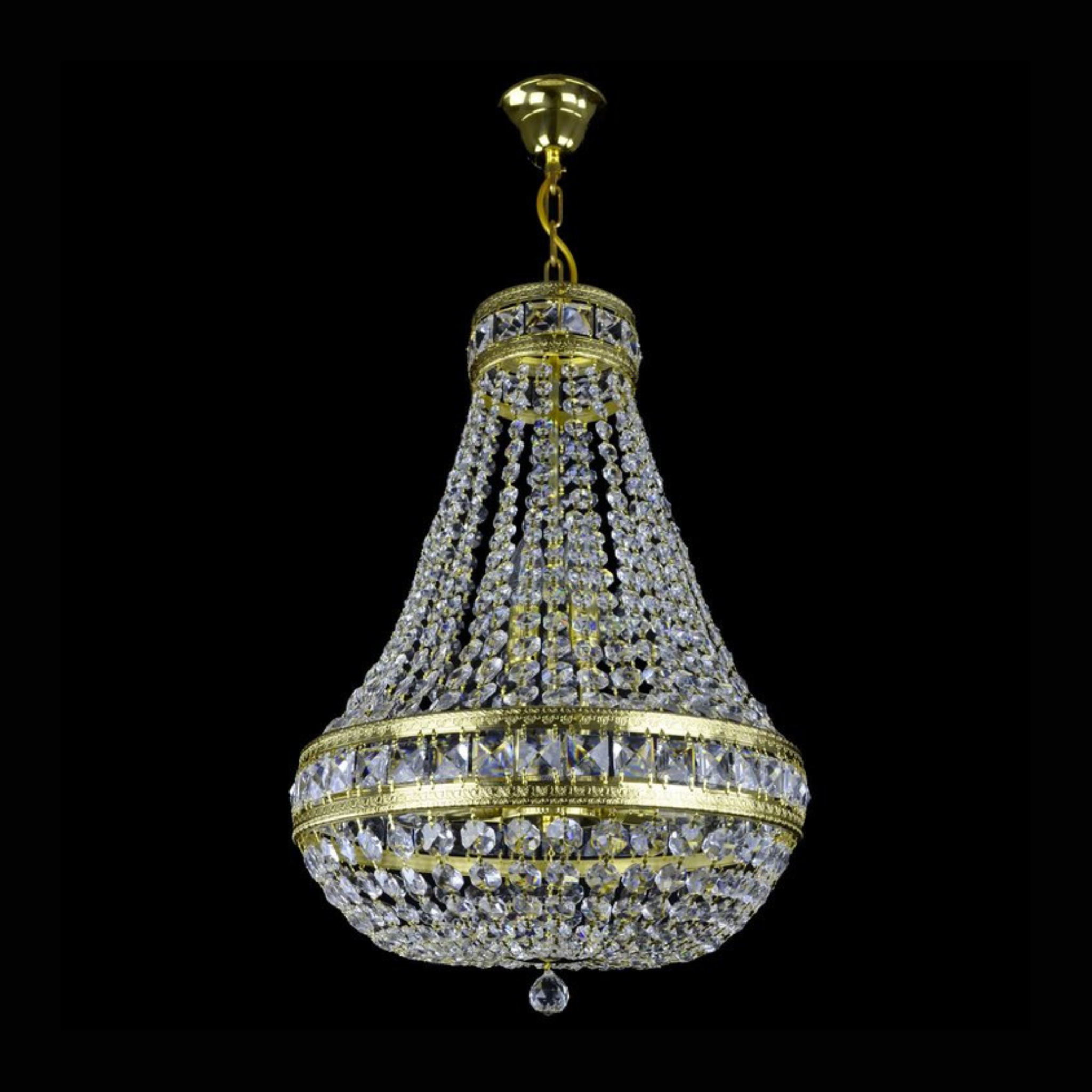 Stockholm 8 Crystal Glass Chandelier - Wranovsky - Luxury Lighting Boutique