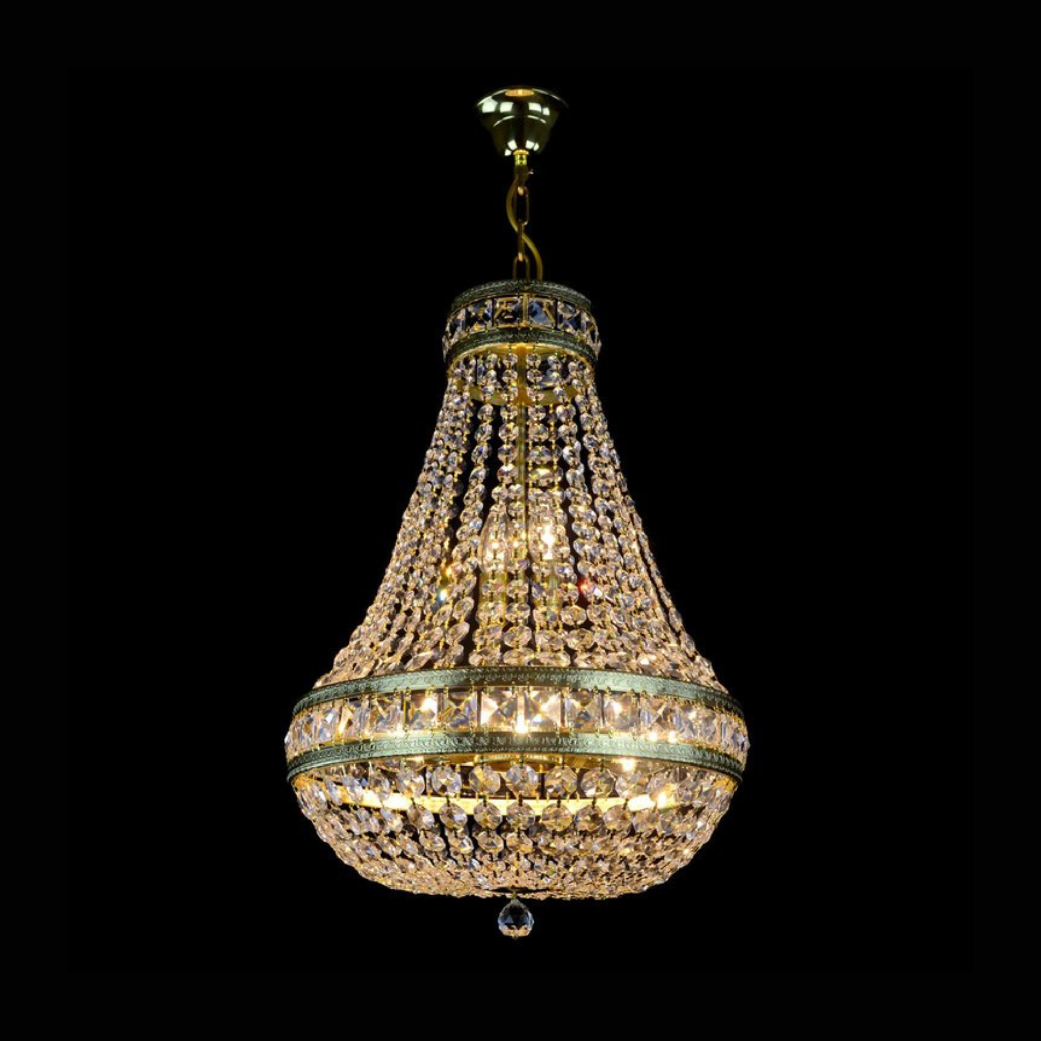 Stockholm 8 Crystal Glass Chandelier - Wranovsky - Luxury Lighting Boutique